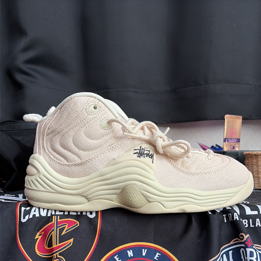 Stussy × Nike Air Penny 2 "Fossil"