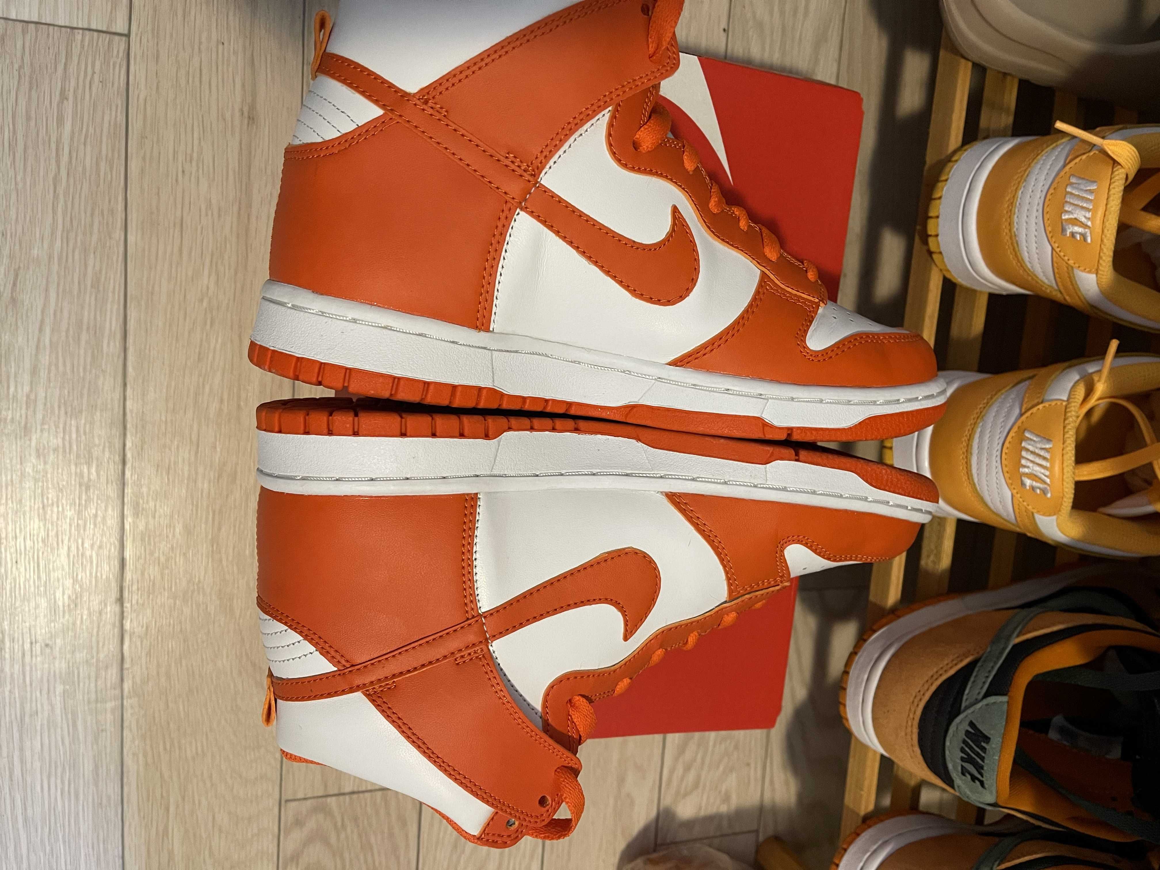 NIKE Women's DUNK HIGH "ORANGE BLAZE"