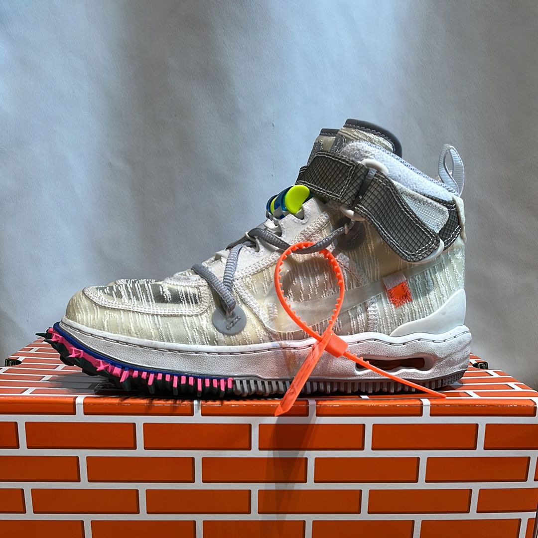 Off-White × Nike Air Force 1 Mid "White"