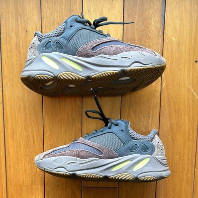Adidas yeezy boost 700 utility black store on feet