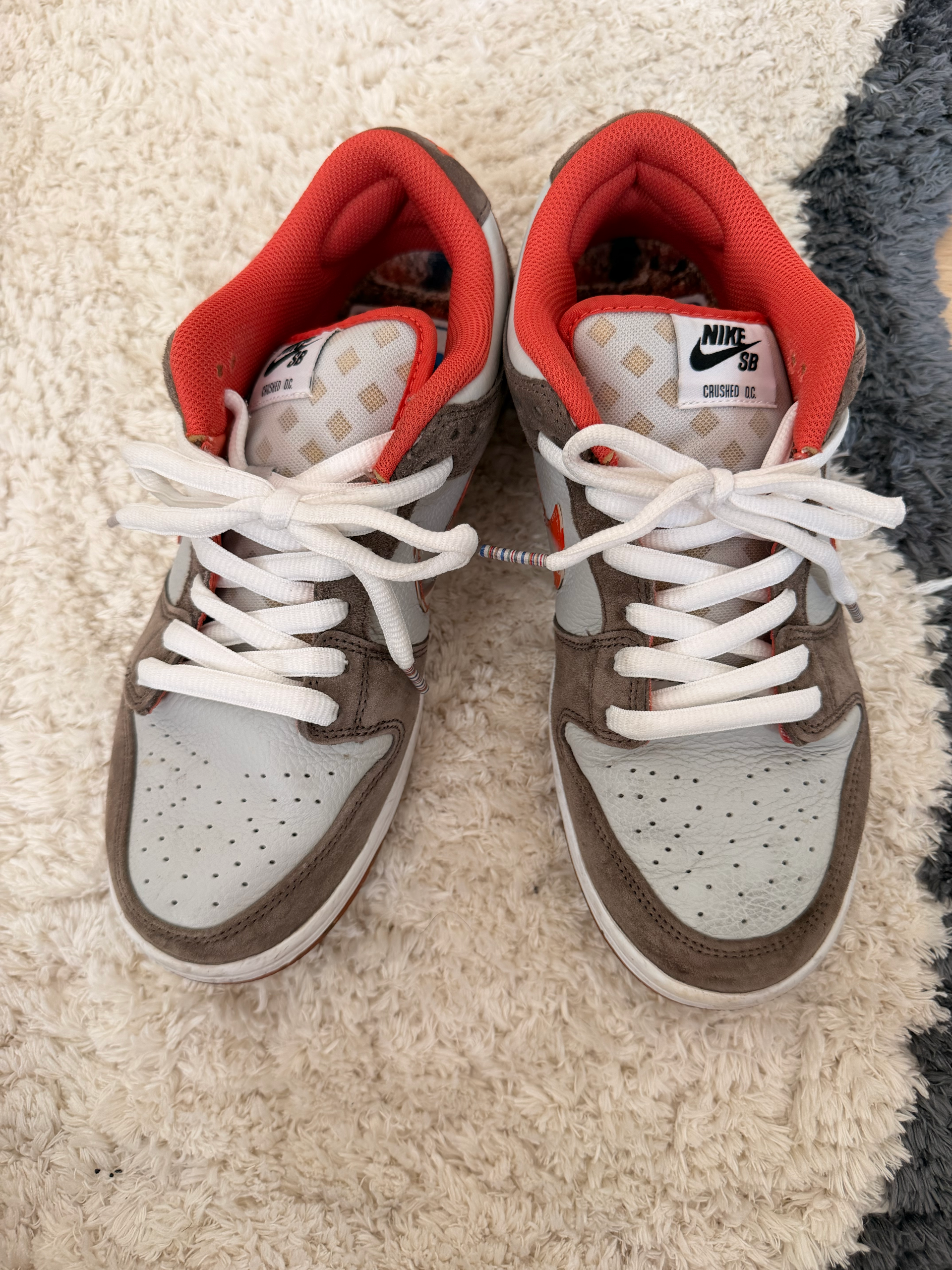 Crushed Skate Shop × Nike SB Dunk Low QS "Olive Grey/Mantra Orange" (Special Box)