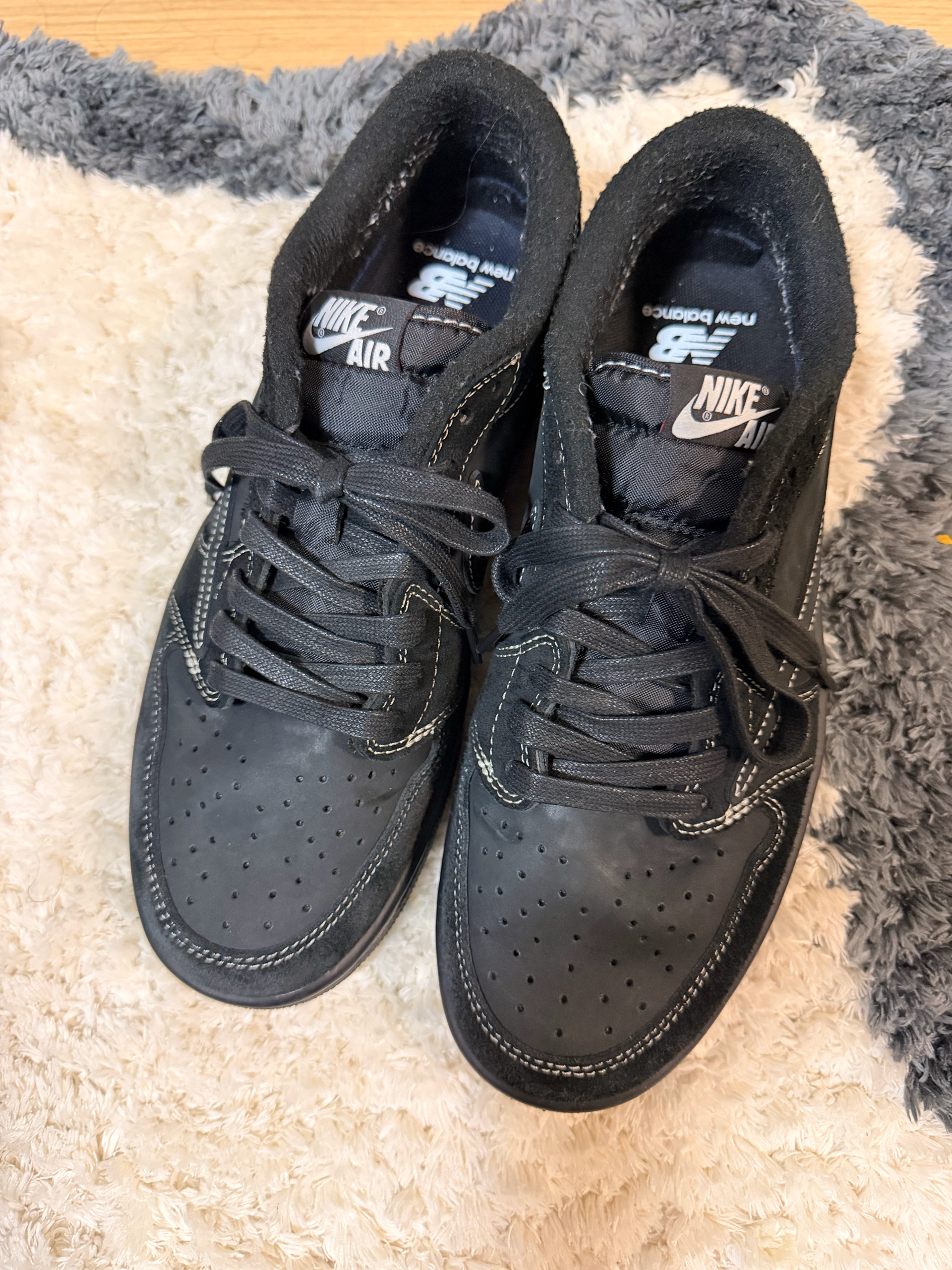 Travis Scott × Nike Air Jordan 1 Low OG SP "Black Phantom"