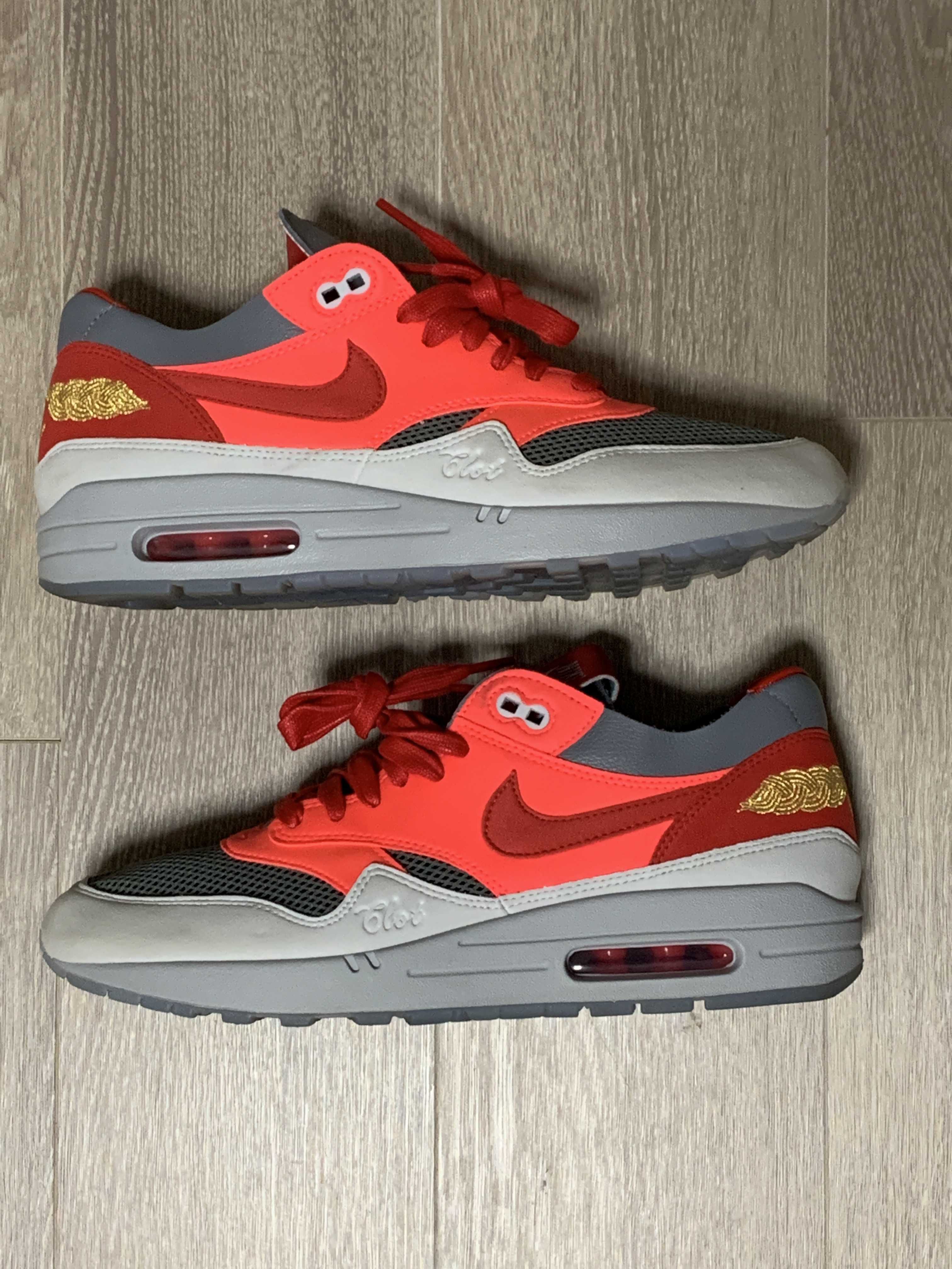 CLOT × NIKE AIR MAX 1 "K.O.D" SOLAR RED