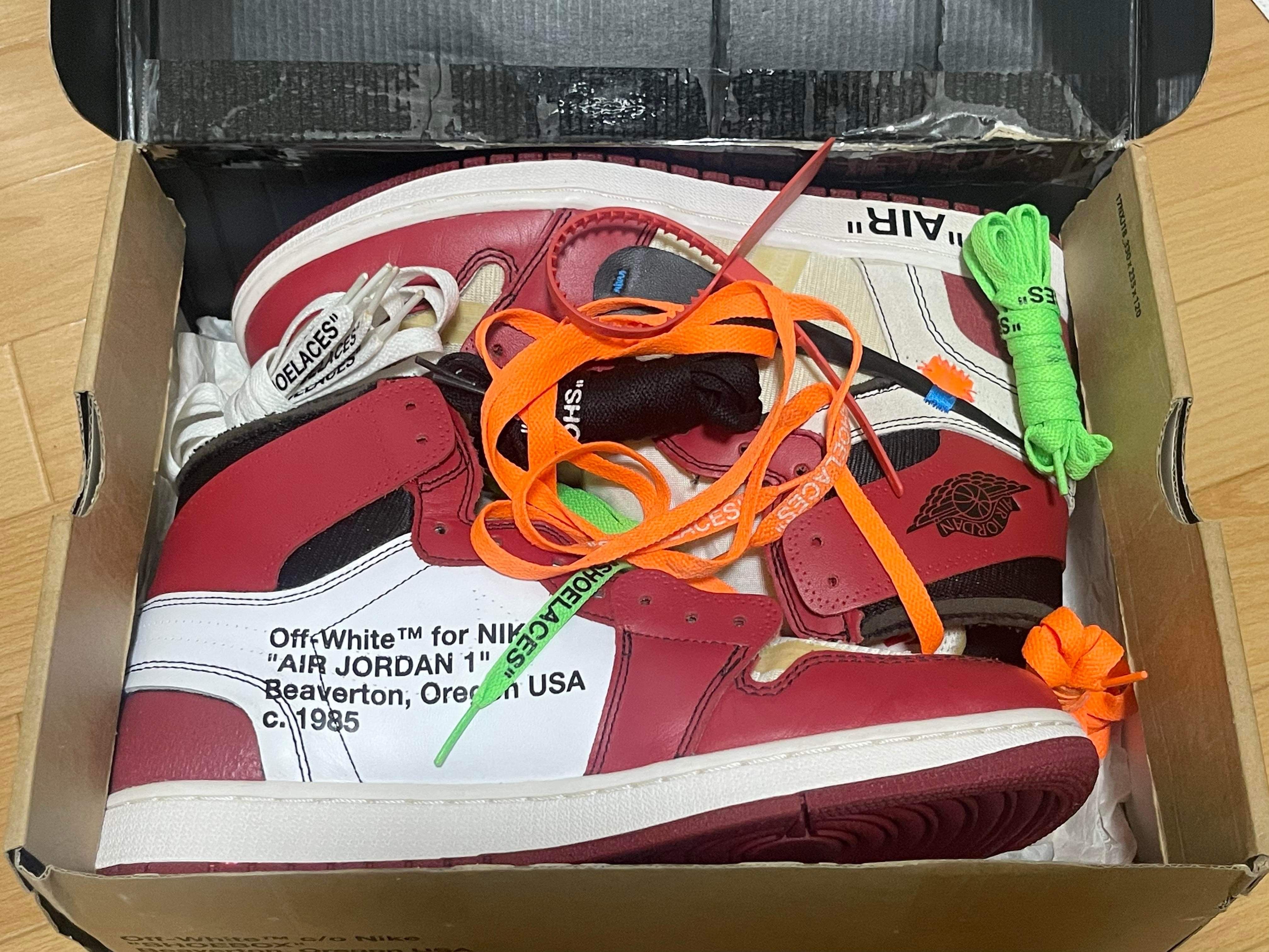 Off-White × Nike Air Jordan 1 Retro High The Ten "Chicago"