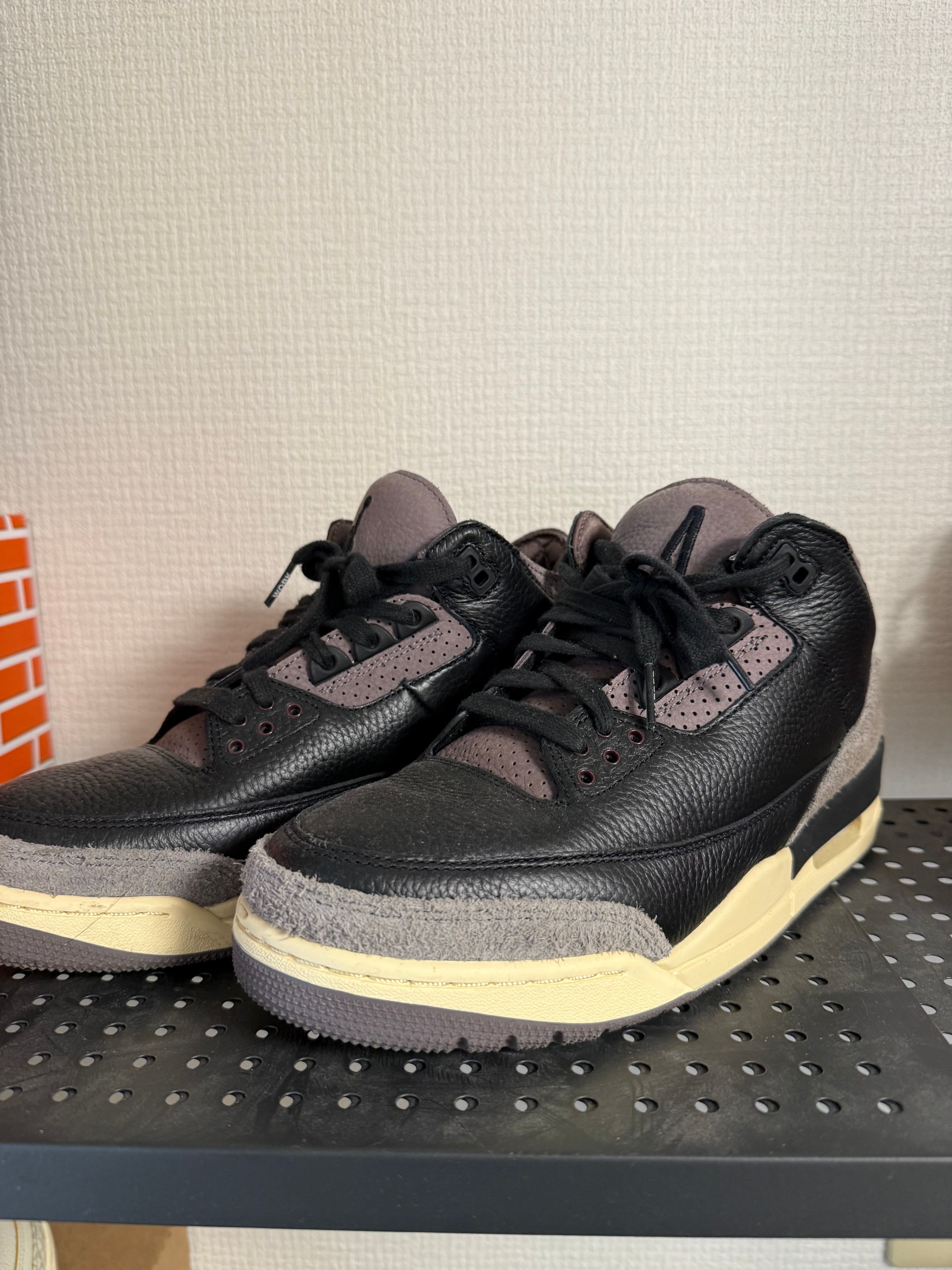 A Ma Maniere × Nike Women's Air Jordan 3 Retro OG SP "Black and Flat Pewter/WYWS"