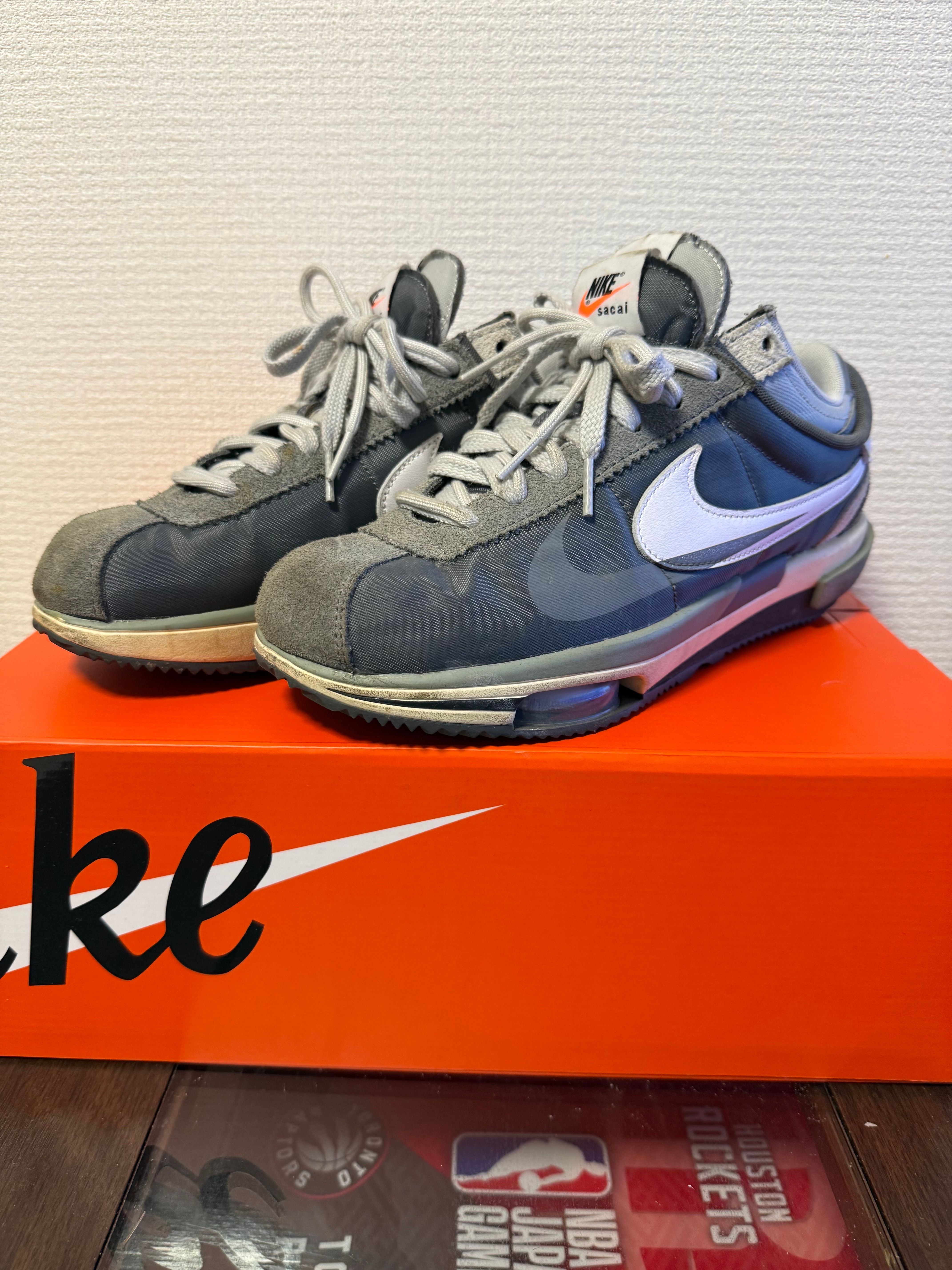 sacai × Nike Zoom Cortez "Iron Grey"
