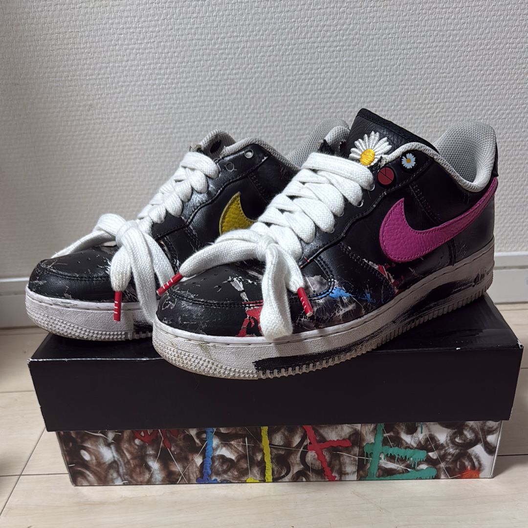 PEACEMINUSONE × Nike Air Force 1 Low '07 Para-Noise 3.0 "Black and Multi-Color" / G-DRAGON