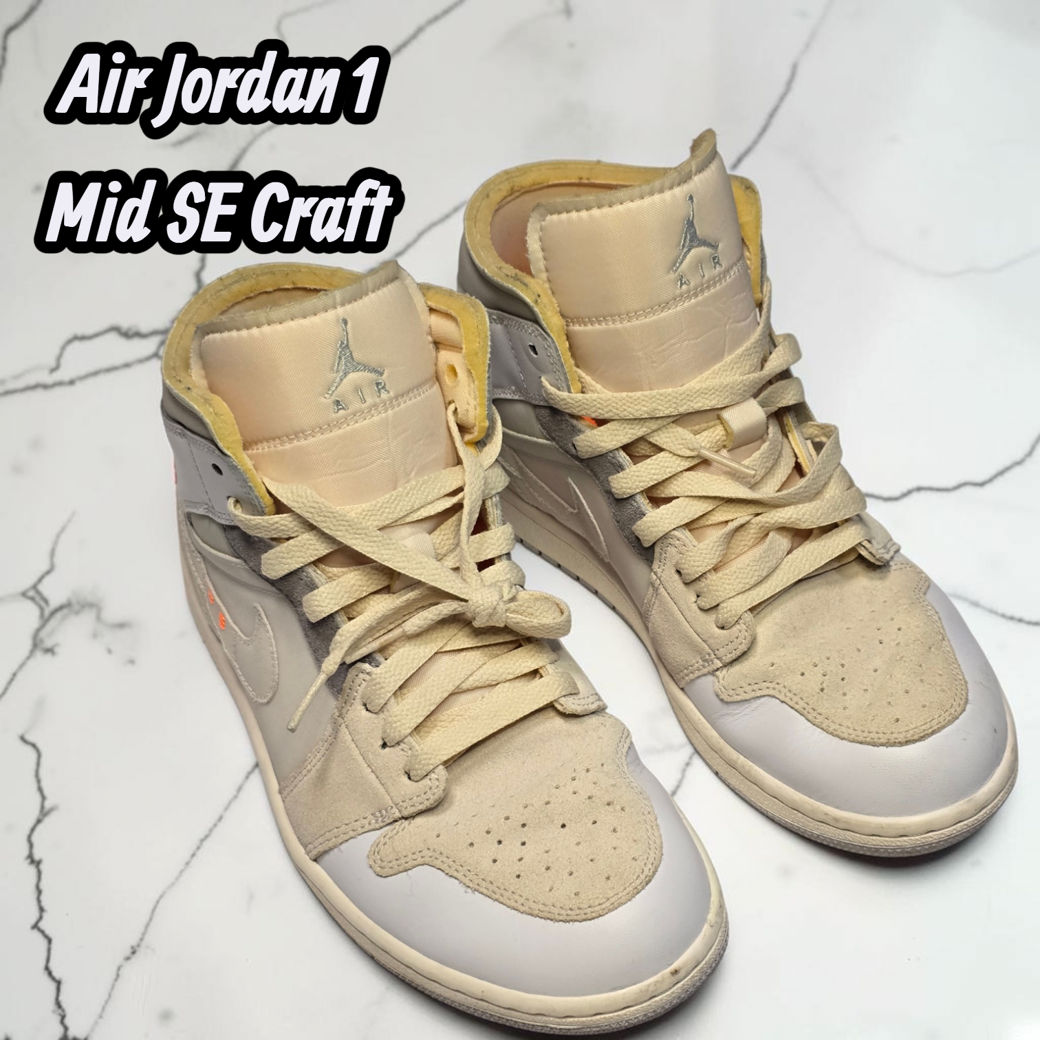 Nike Air Jordan 1 mid "Inside Out/White/Grey"