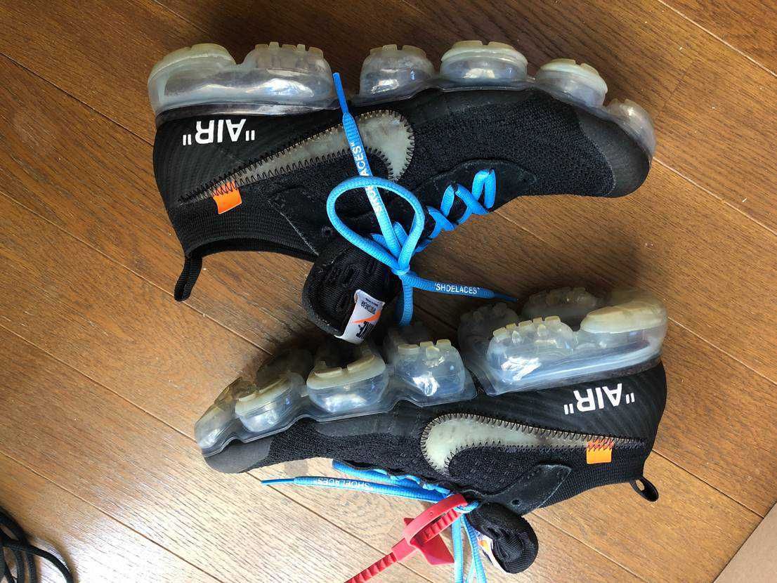 Off-White × Nike Air Vapormax "Black/Total Orange/Clear"