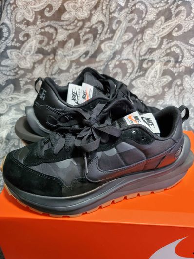 sacai × Nike VaporWaffle "Black Gum"