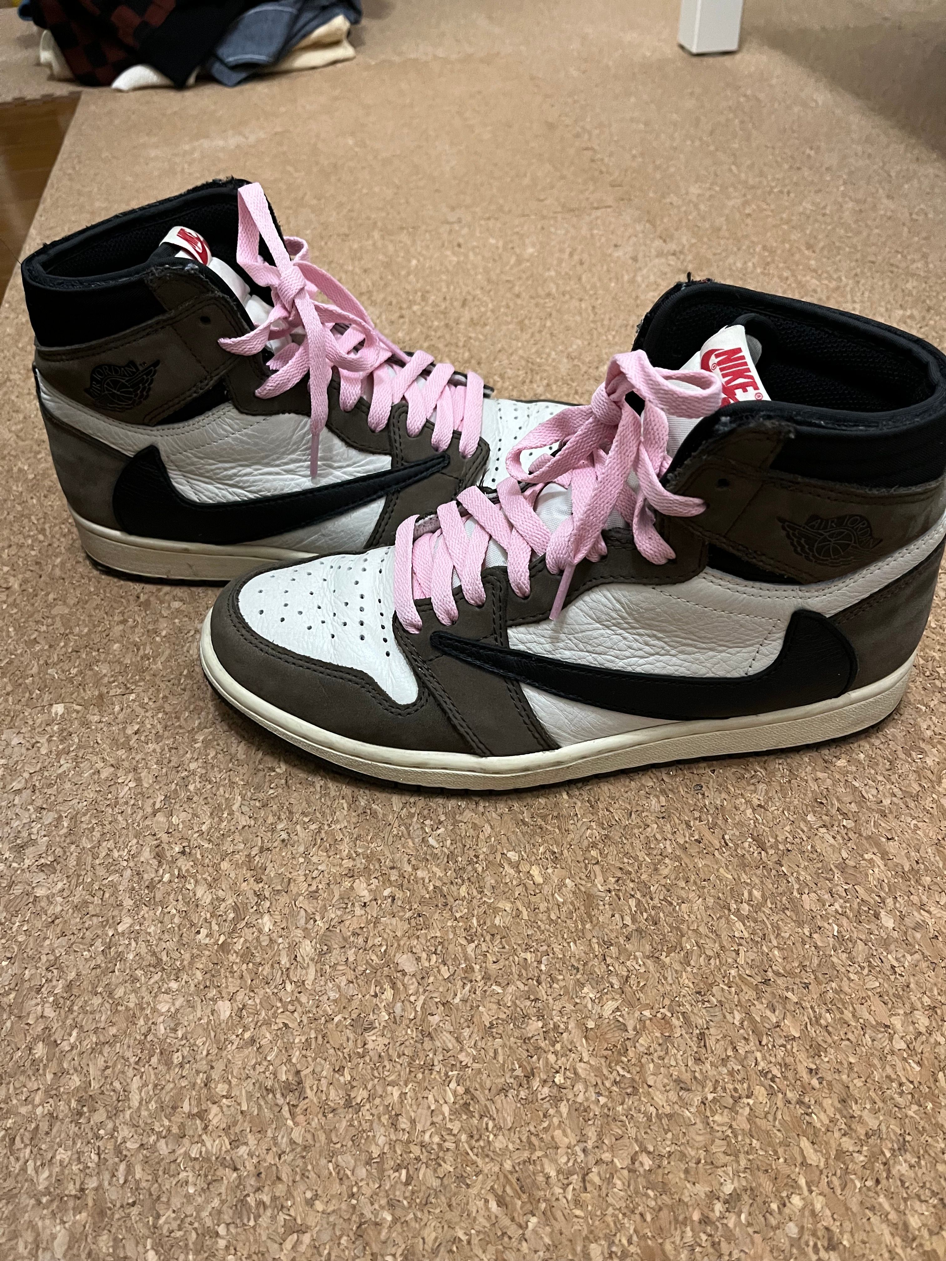 Travis Scott × Nike Air Jordan 1 Retro High OG TS SP "Sail/Dark Mocha"