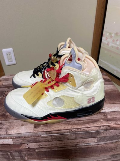 Off-White × Nike Air Jordan 5 "Sail"