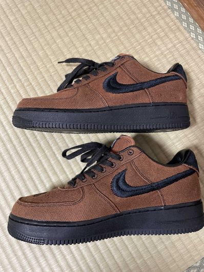 Stussy × Nike Air Force 1 Low "Triple Black"