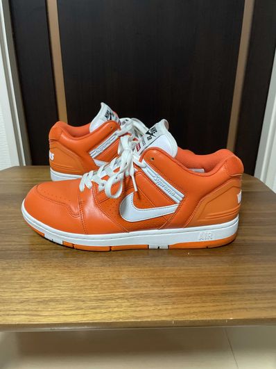 Supreme × Nike SB Air Force 2 "Orange Blaze"