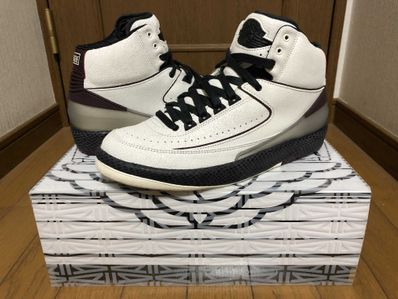 A Ma Maniere × Nike Air Jordan 2 "Airness/Sail and Burgundy"