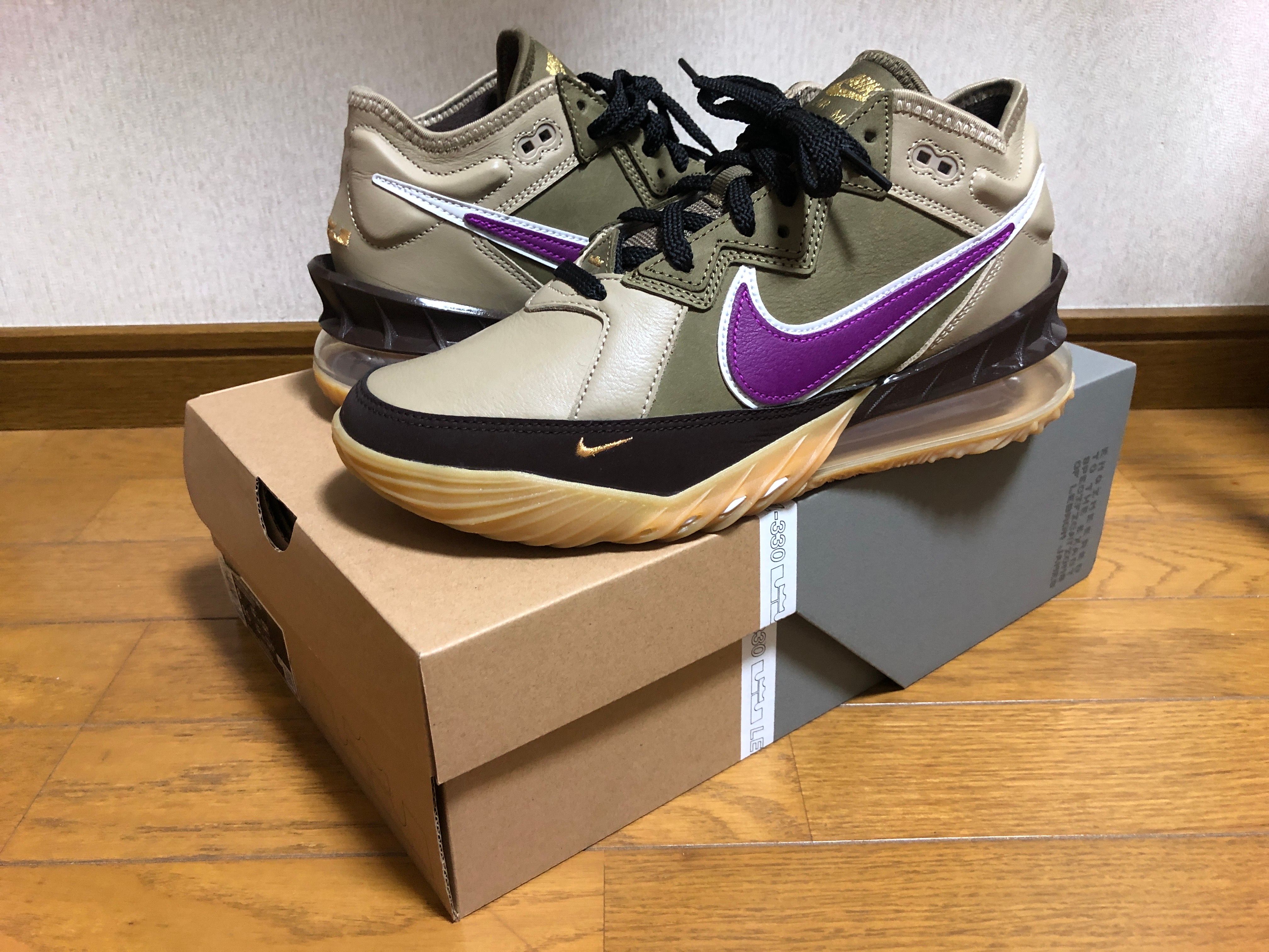 atmos × Nike LeBron 18 Low "Viotech"