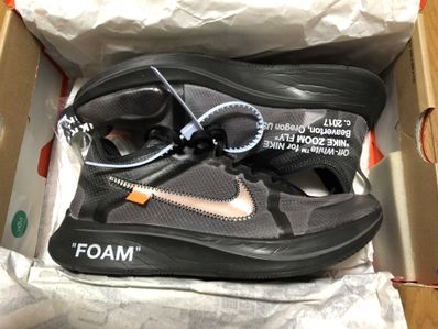 Off-White × Nike Zoom Fly "Black"