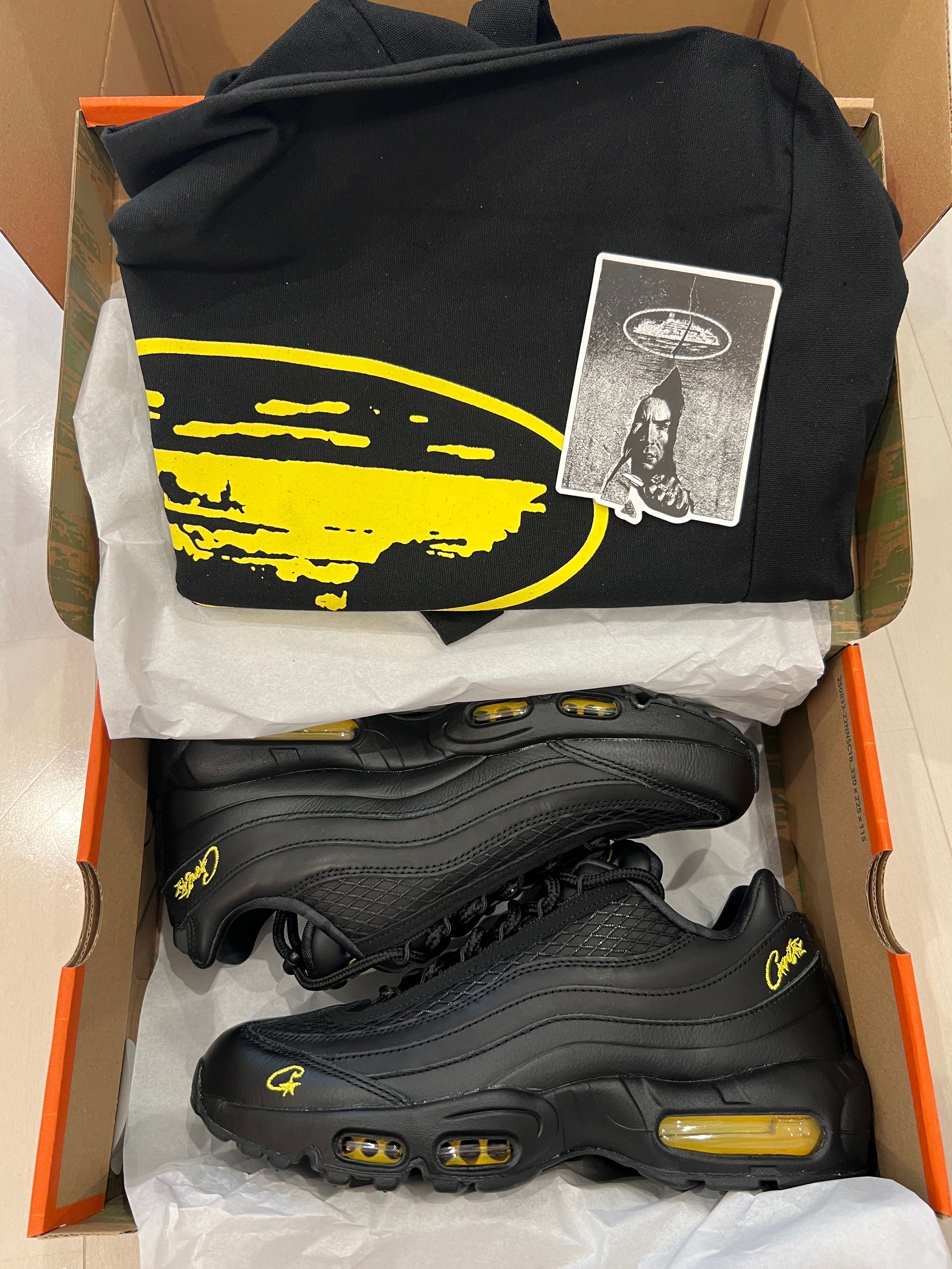 Corteiz × Nike Air Max 95 "Black and Tour Yellow"