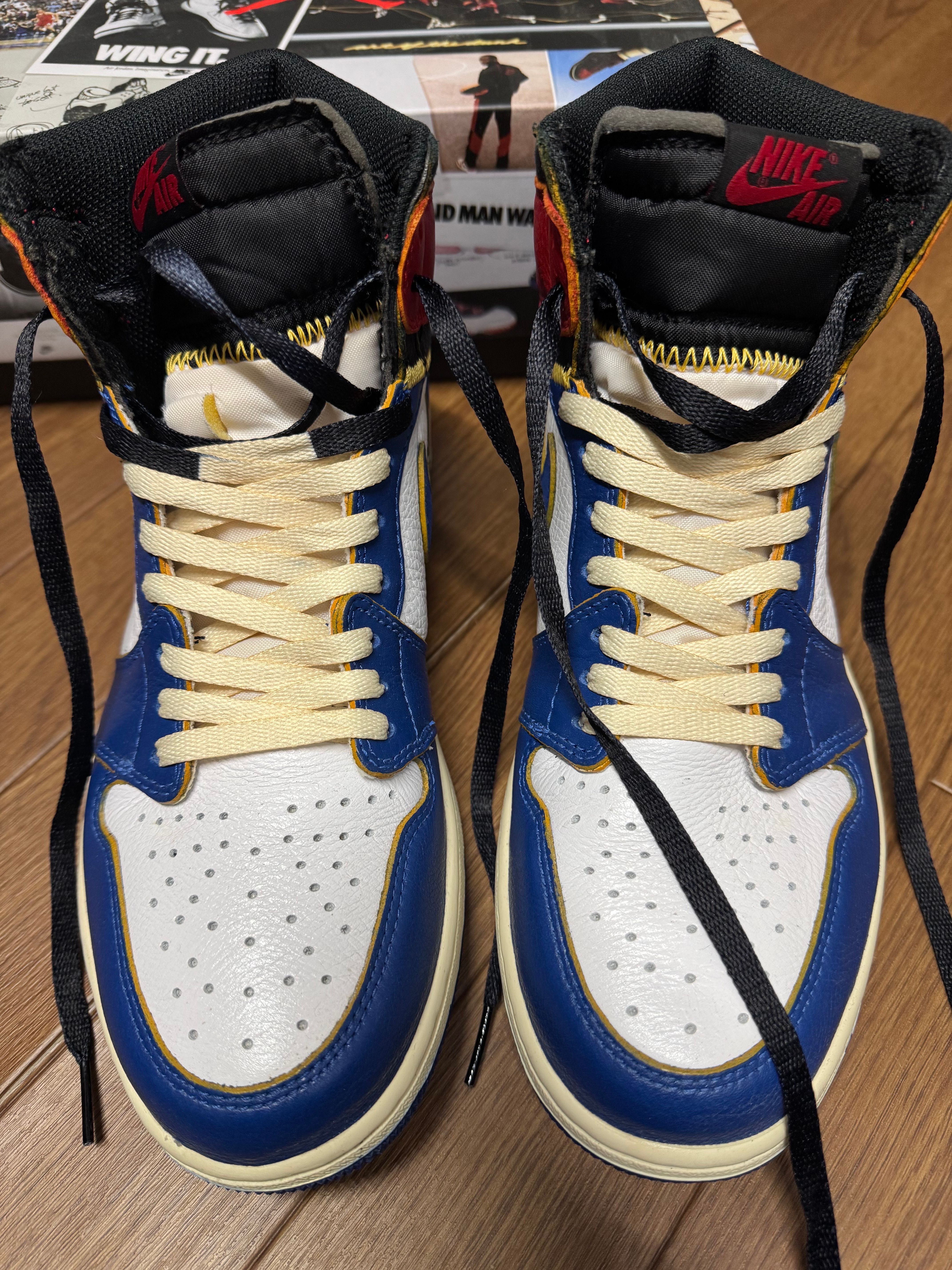 Union × Nike Air Jordan 1 Retro High OG NRG "Storm Blue/Varsity Red"
