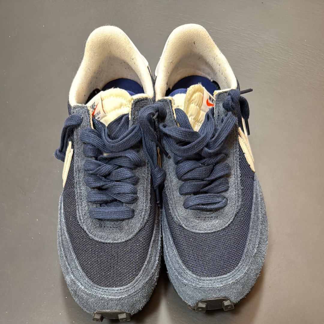 fragment design × sacai × Nike LD Waffle "Blackended Blue"