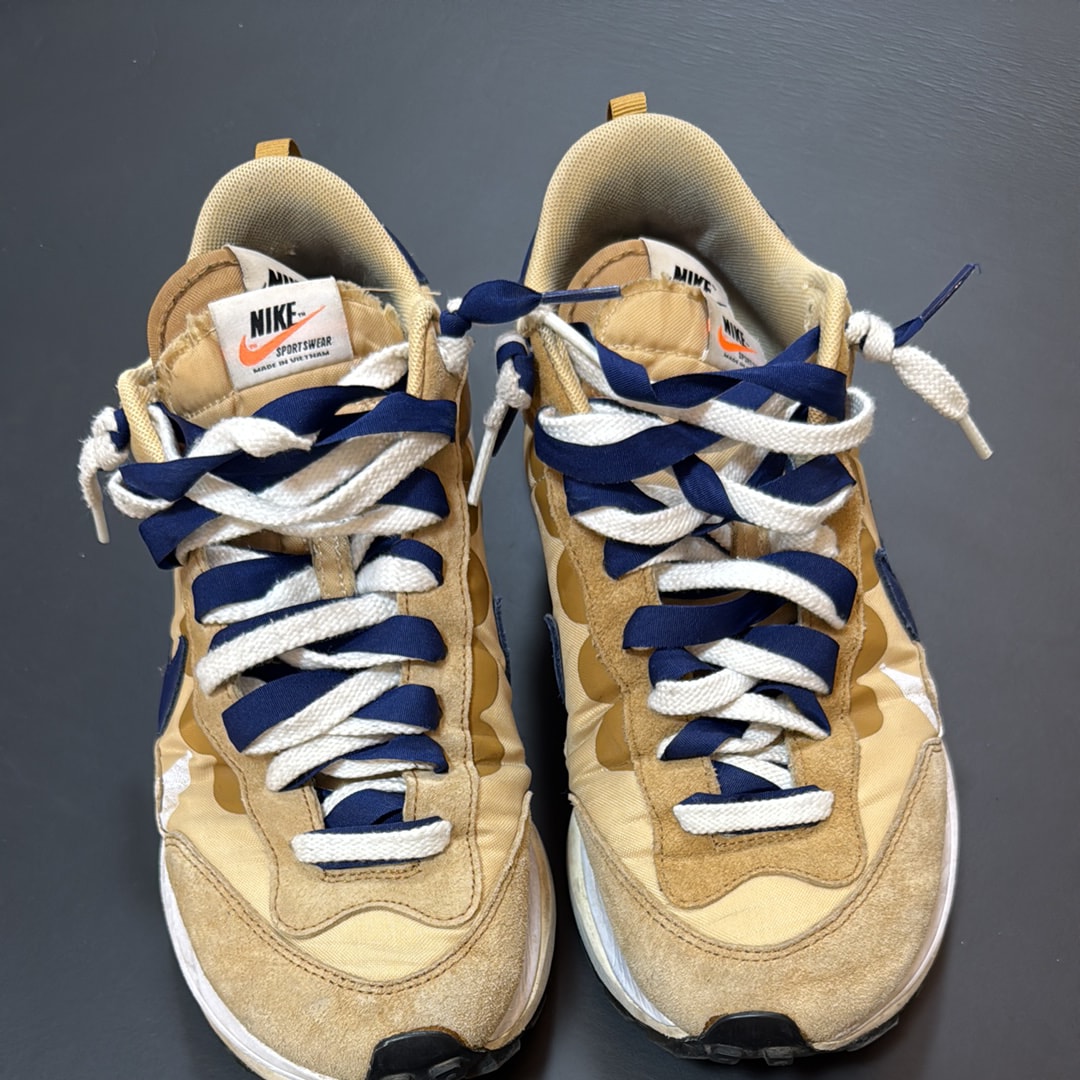 sacai × Nike Vapor Waffle "Sesame and Blue Void"