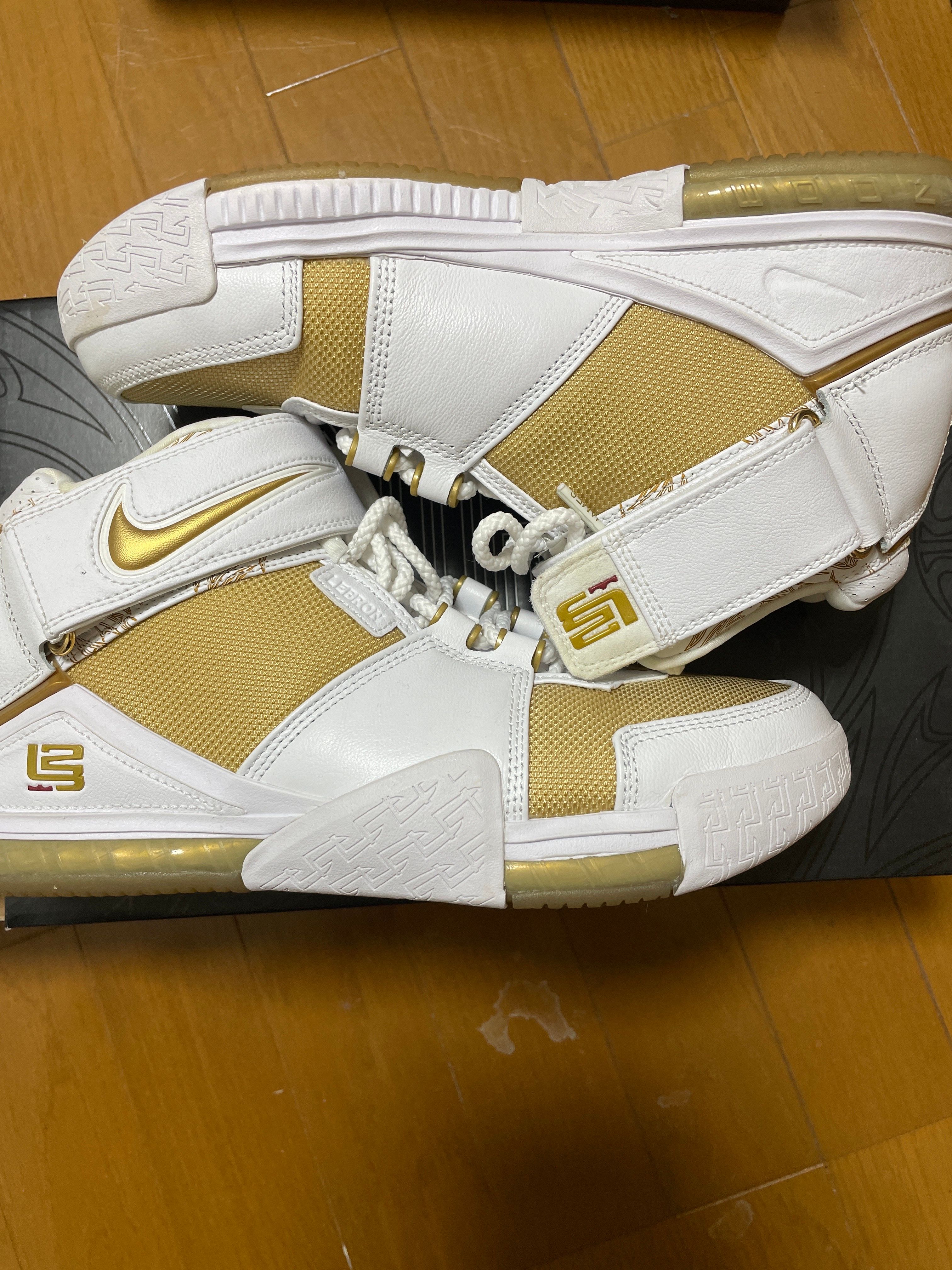 Nike Zoom LeBron 2 "Metallic Gold/White"