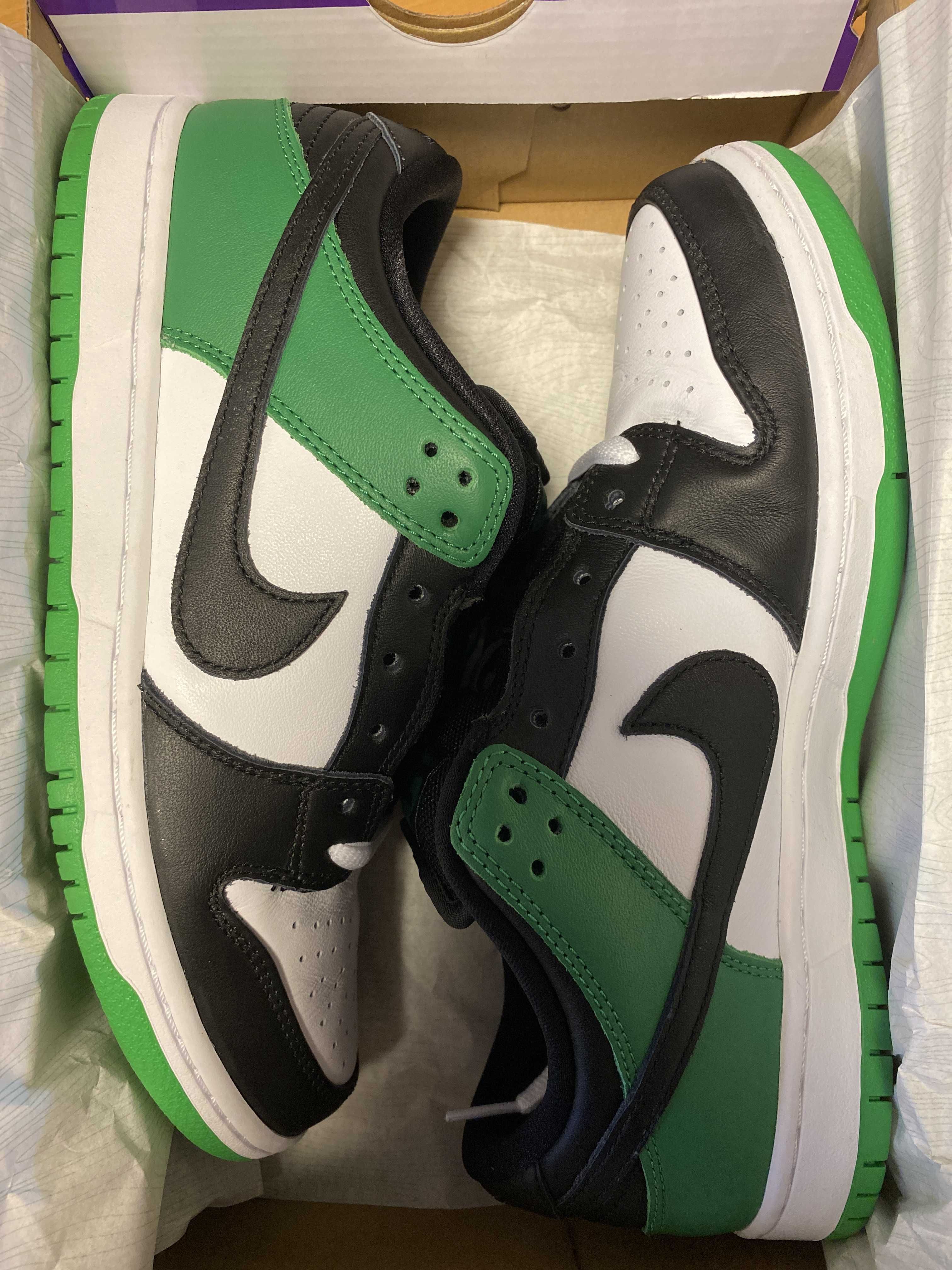 Nike SB Dunk Low Pro "Black and Classic Green"