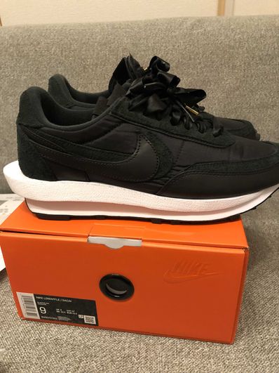 sacai × Nike LDV Waffle "Triple Black"