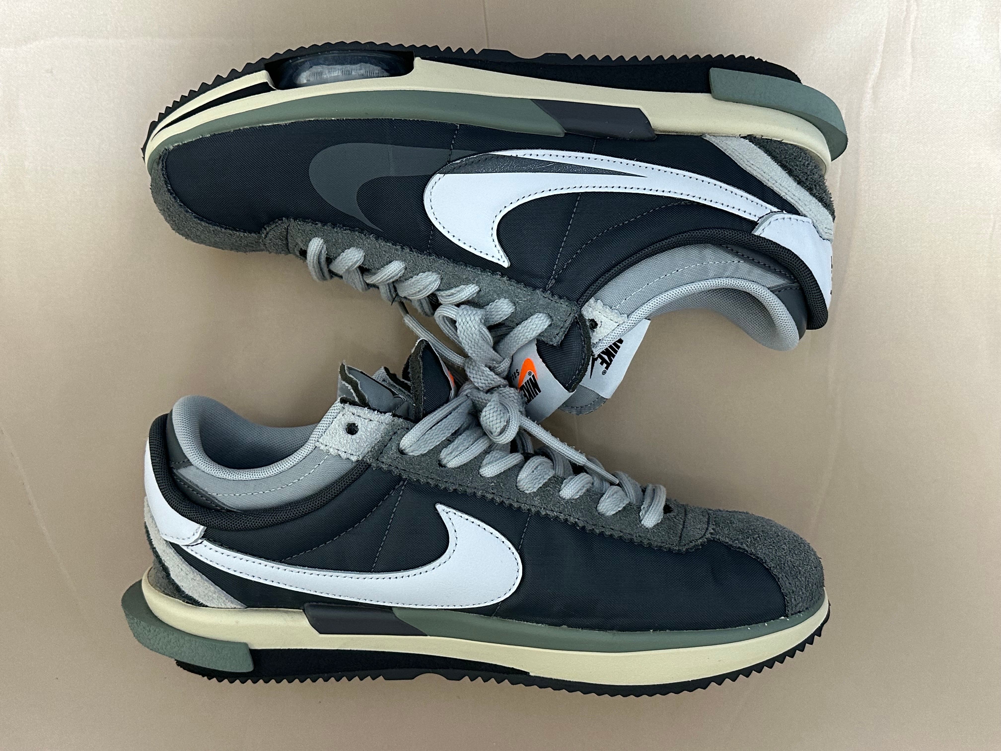 sacai × Nike Zoom Cortez "Iron Grey"