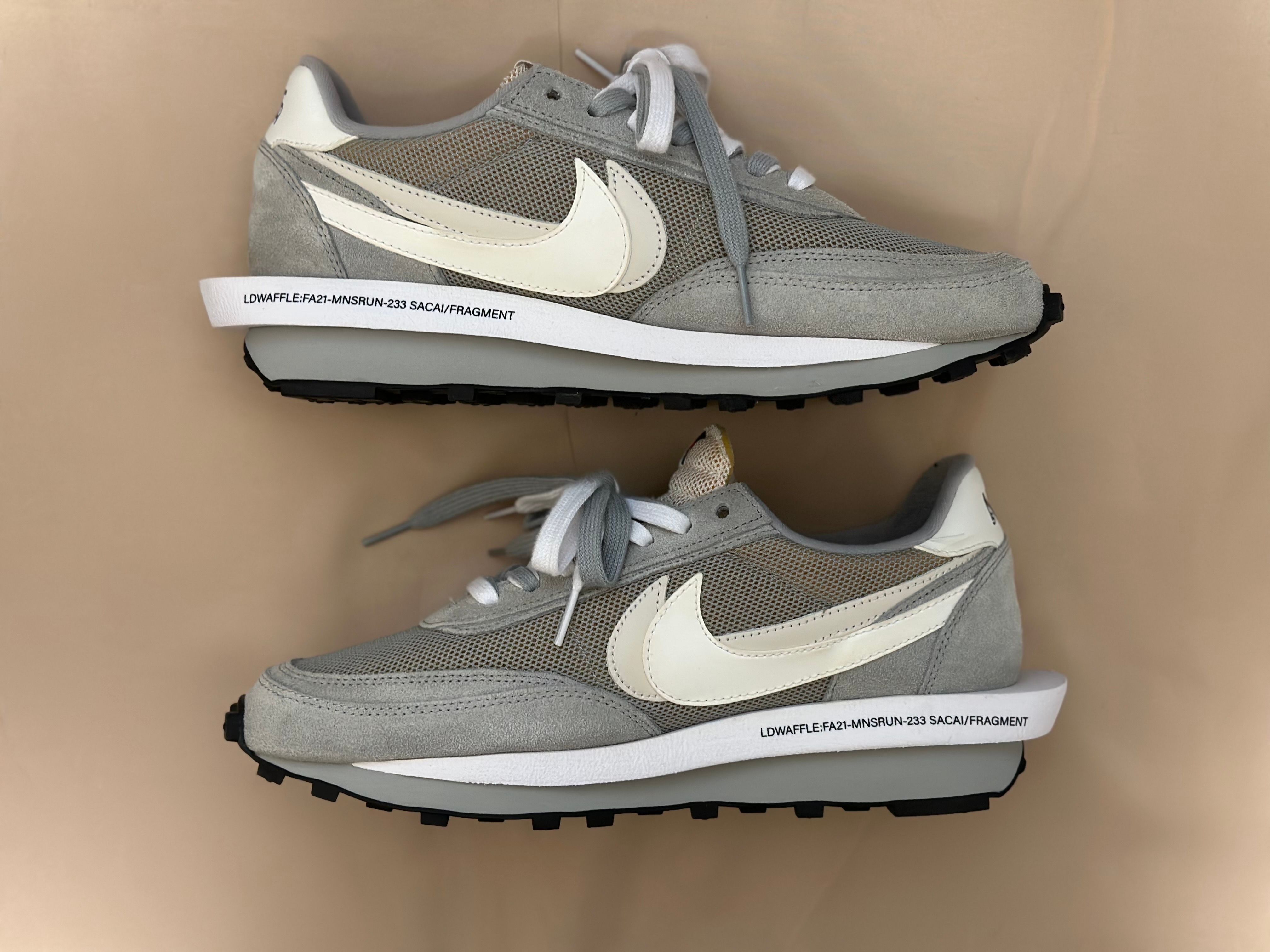 Fragment × sacai × Nike LD Waffle "Light Smoke Grey"