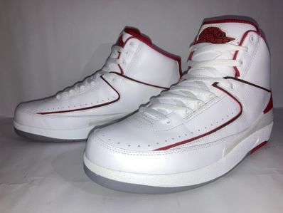 Nike Air Jordan 2 Retro "White/Red"(2014)