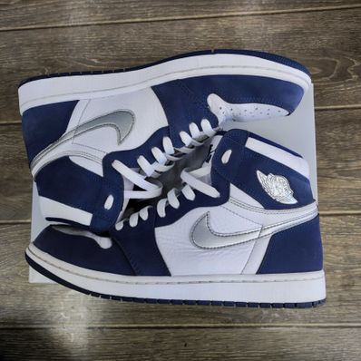 Nike Air Jordan 1 High OG CO.JP "White/Midnight Navy" (2020)(ブリーフケースなし)