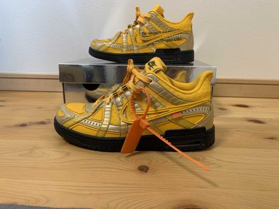 Off-White × Nike Air Rubber Dunk "University Gold"