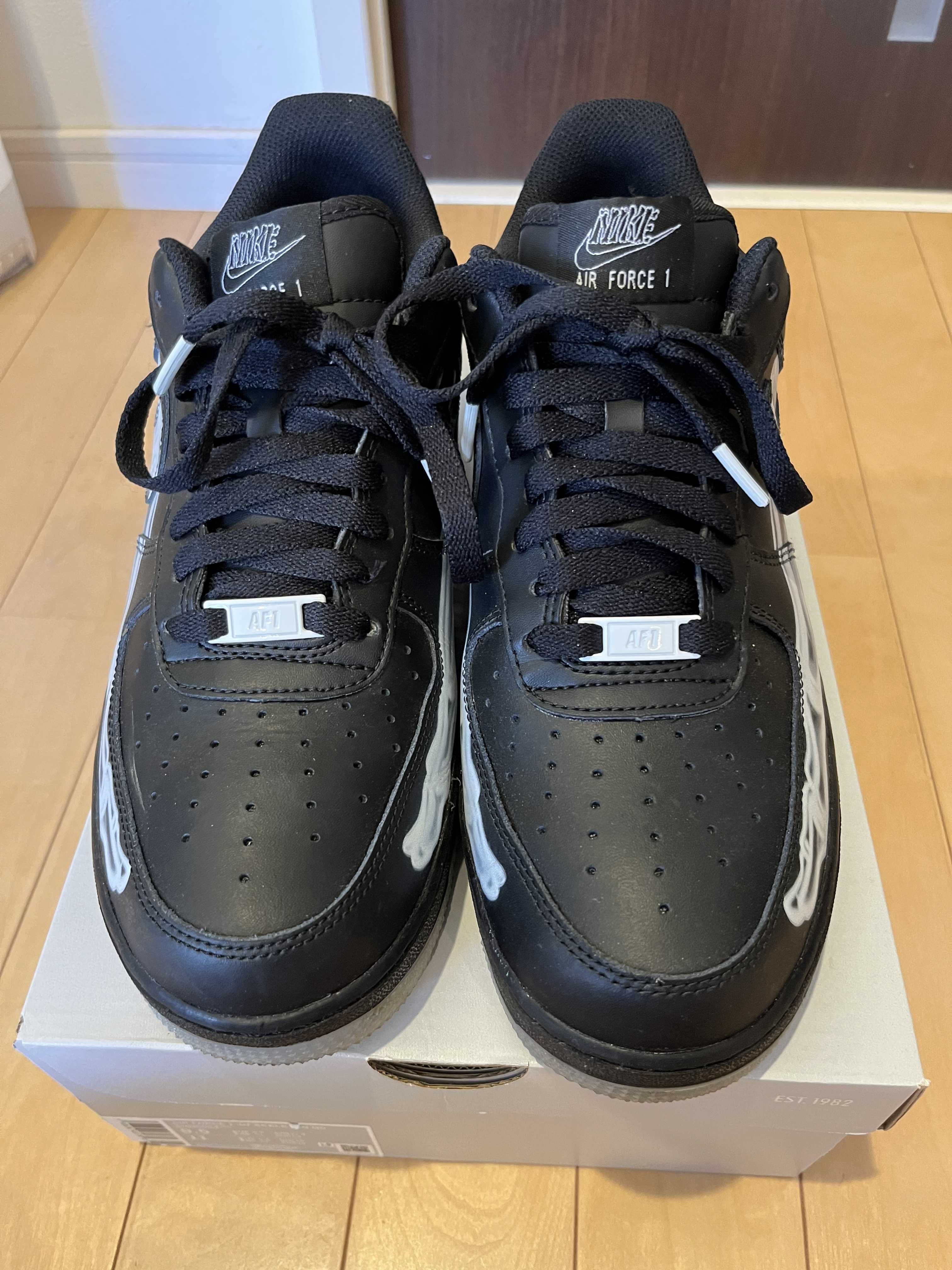 Nike Air Force 1 Low "Black Skeleton"
