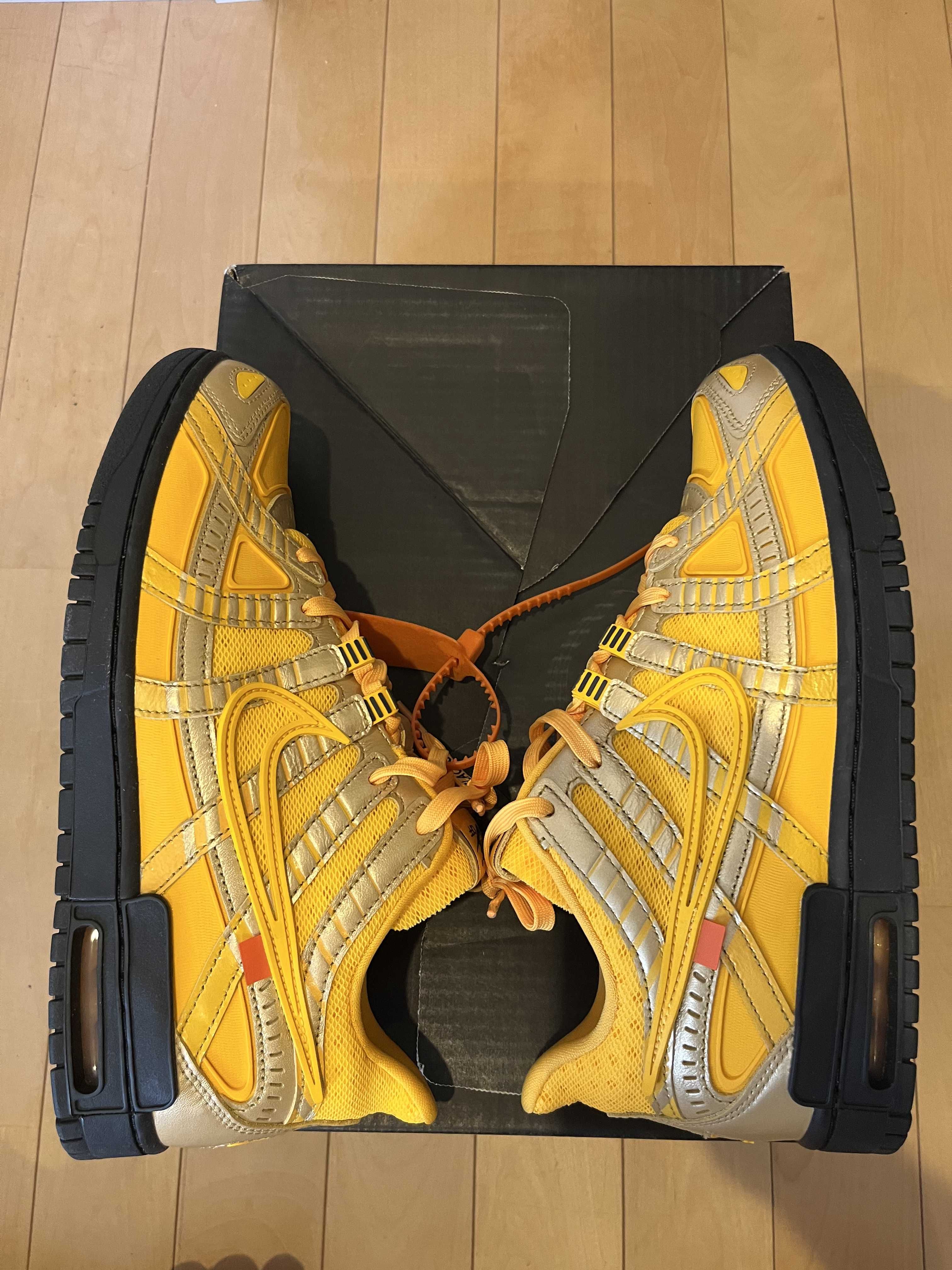 Off-White × Nike Air Rubber Dunk "University Gold"