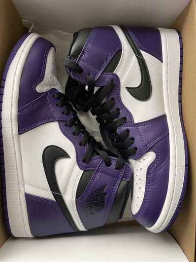 Nike Air Jordan 1 Retro High OG "Court Purple White/Black" (2020)
