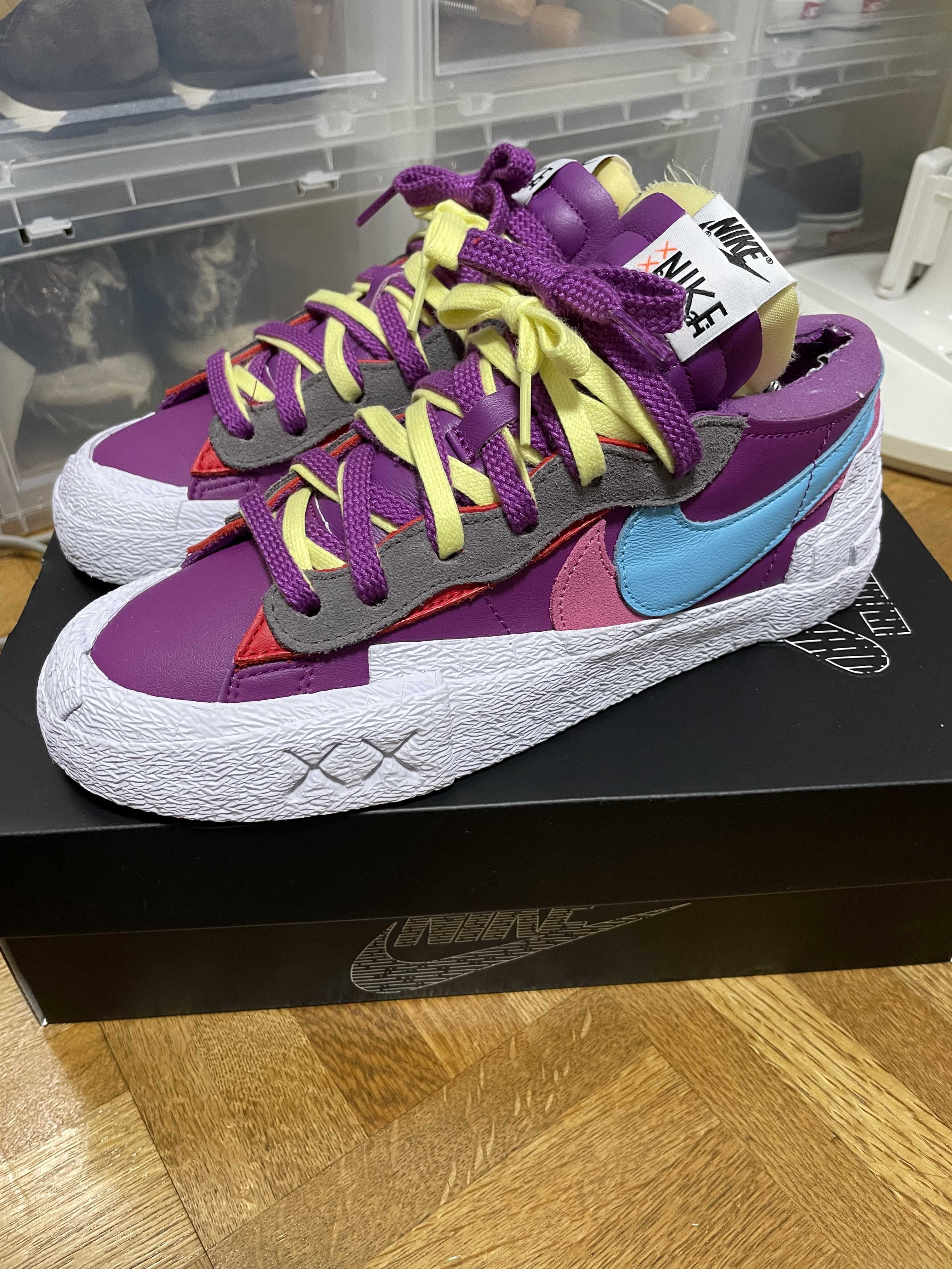 KAWS × sacai × Nike Blazer Low "Purple Dusk"
