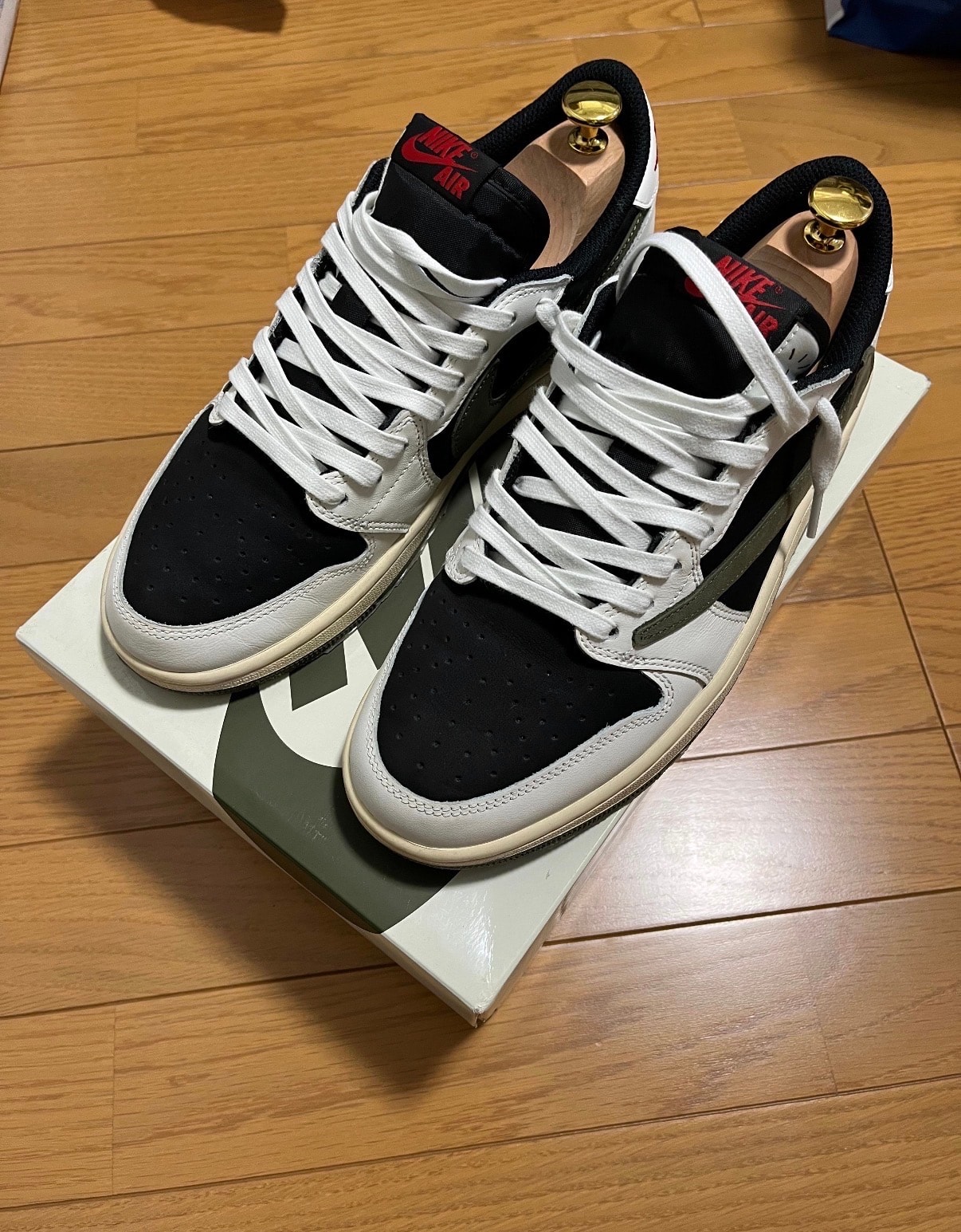 Travis Scott × Nike Women's Air Jordan 1 Low OG "Medium Olive"