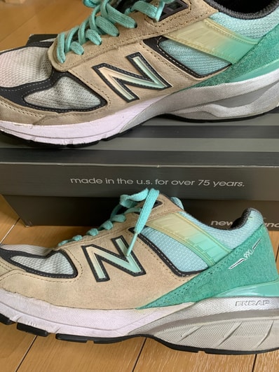 YCMC × New Balance 990V5 Taxmas "Beige/Aqua"