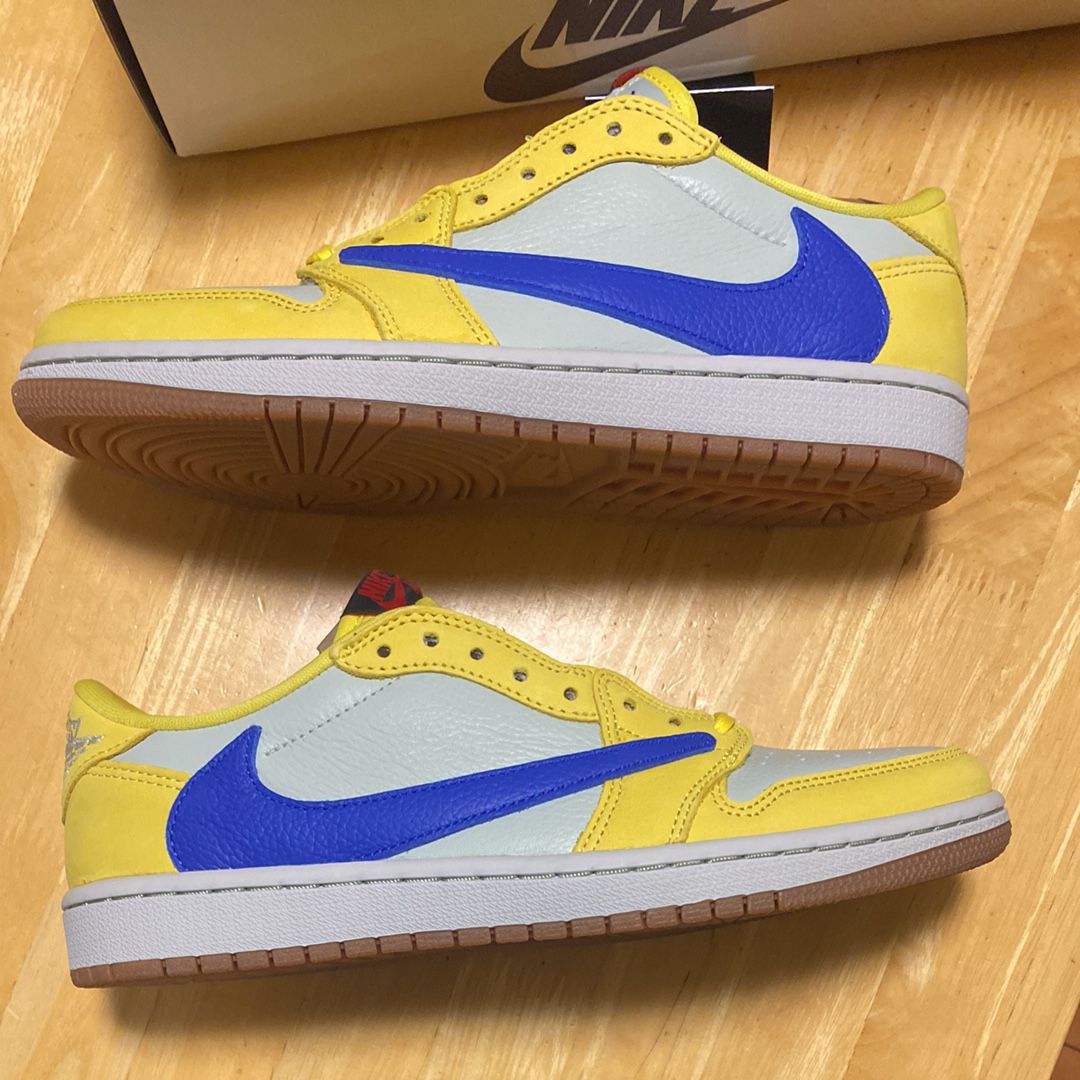 Travis Scott × Nike Women's Air Jordan 1 Retro Low OG "Canary"