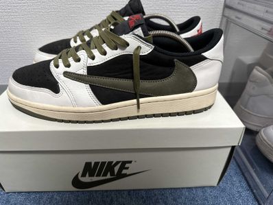 Travis Scott × Nike Women's Air Jordan 1 Low OG "Medium Olive"