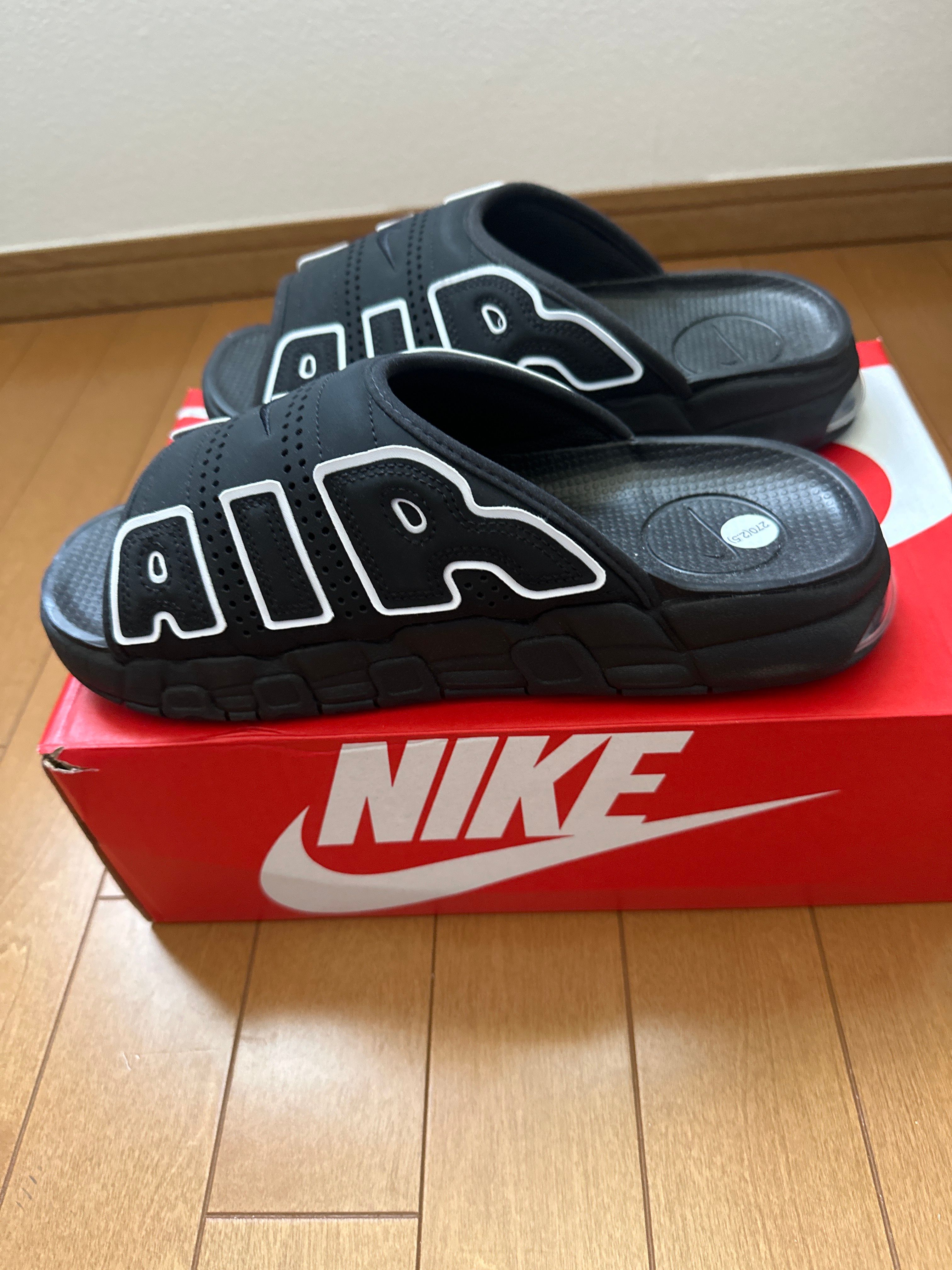 Nike Air More Uptempo Slide "Black" (DV2132-001/DV2137-001)