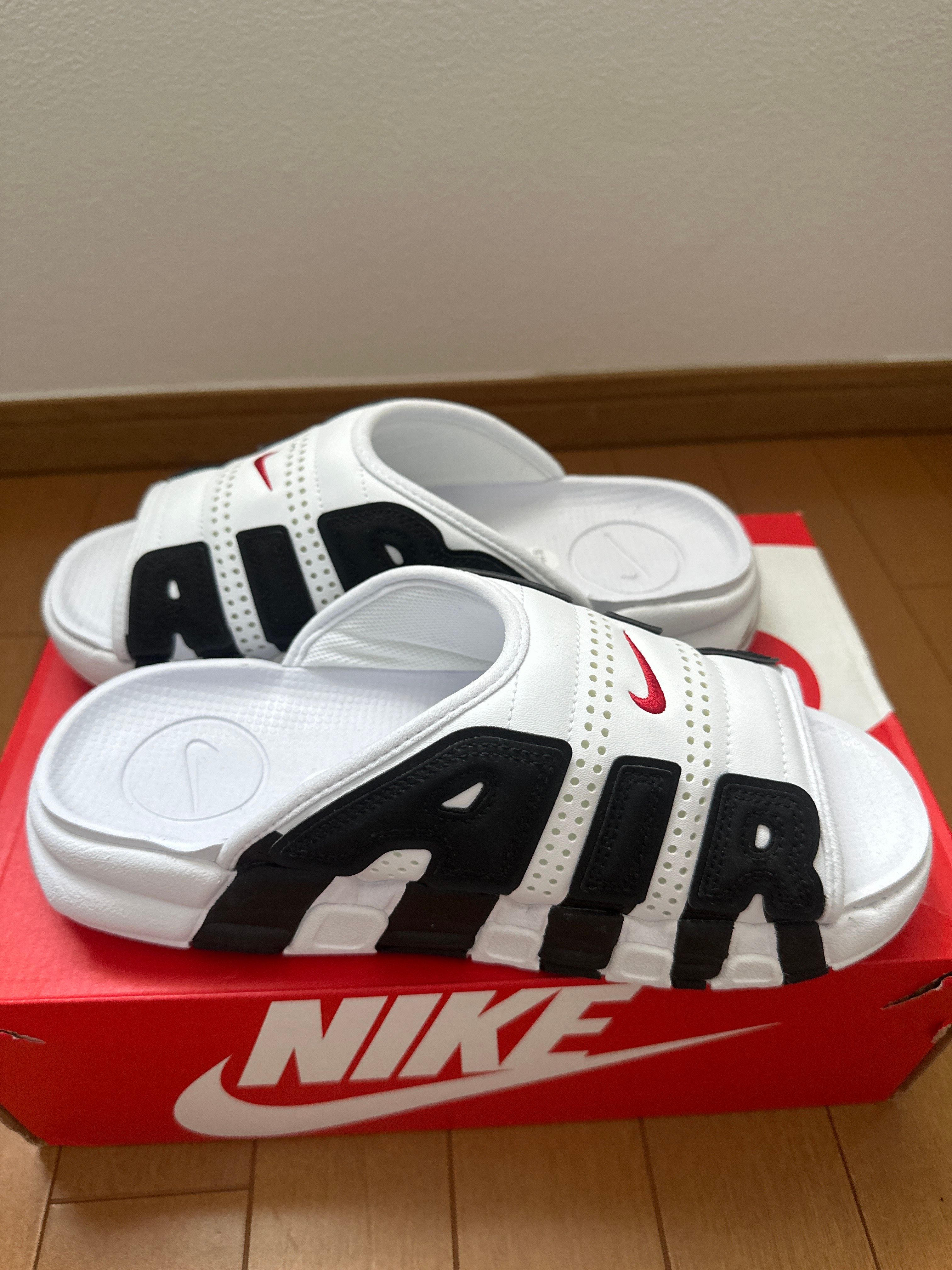 Nike Air More Uptempo Slide "White and Black"