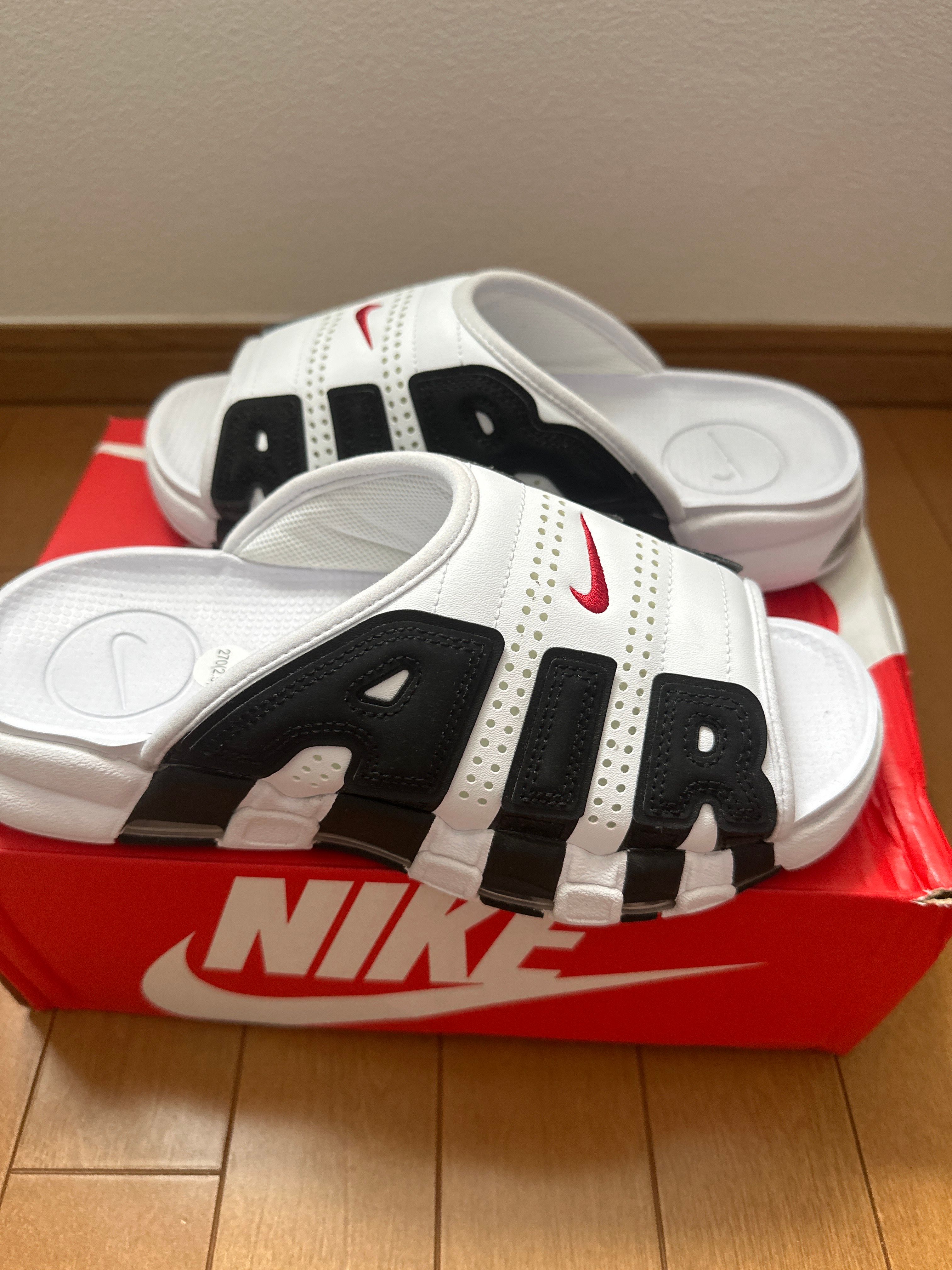 Nike Air More Uptempo Slide "White and Black"