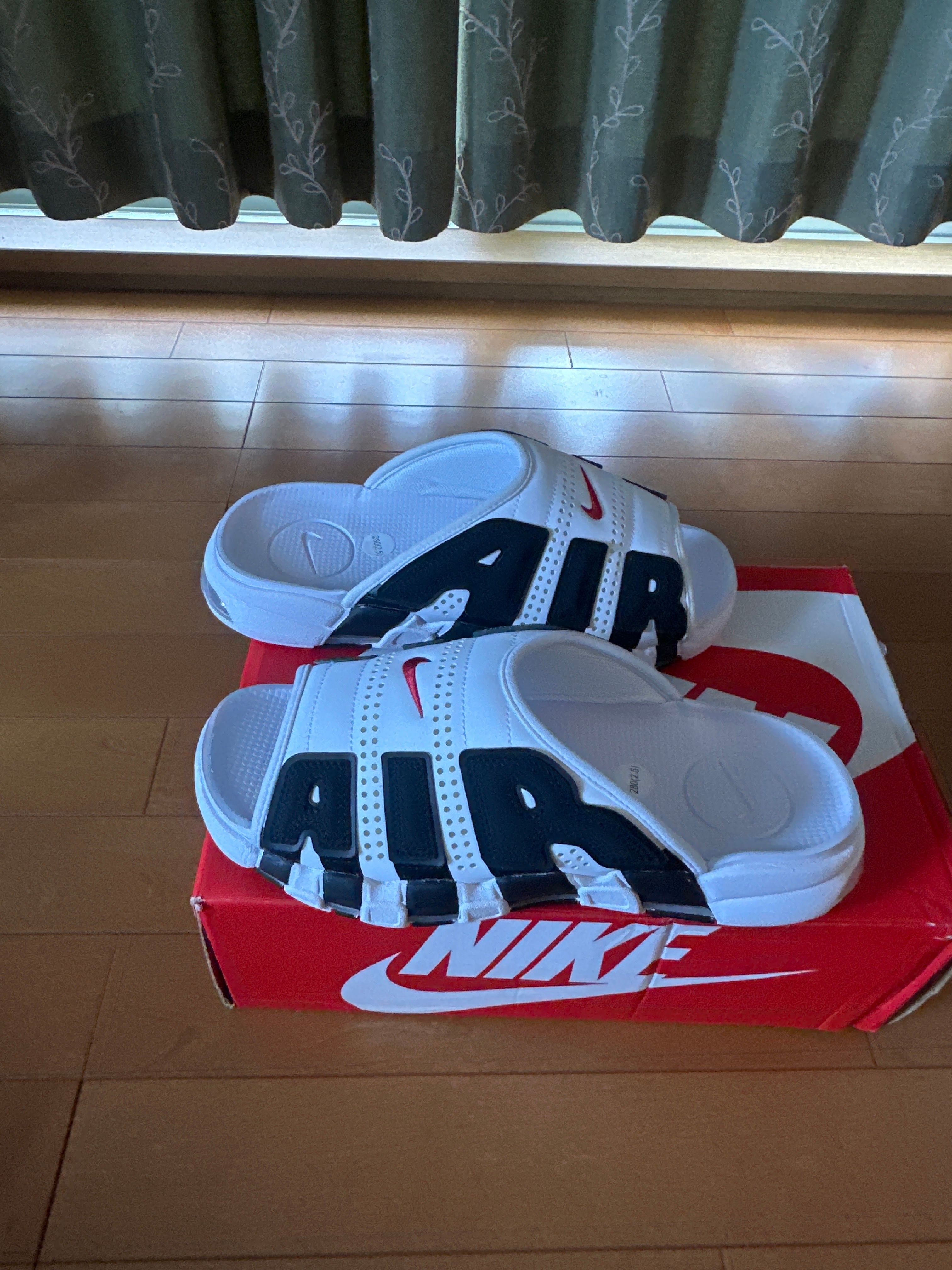 Nike Air More Uptempo Slide "White and Black"