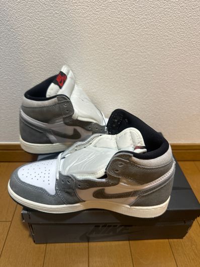 Nike GS Air Jordan 1 Retro High OG "Black and Smoke Grey"