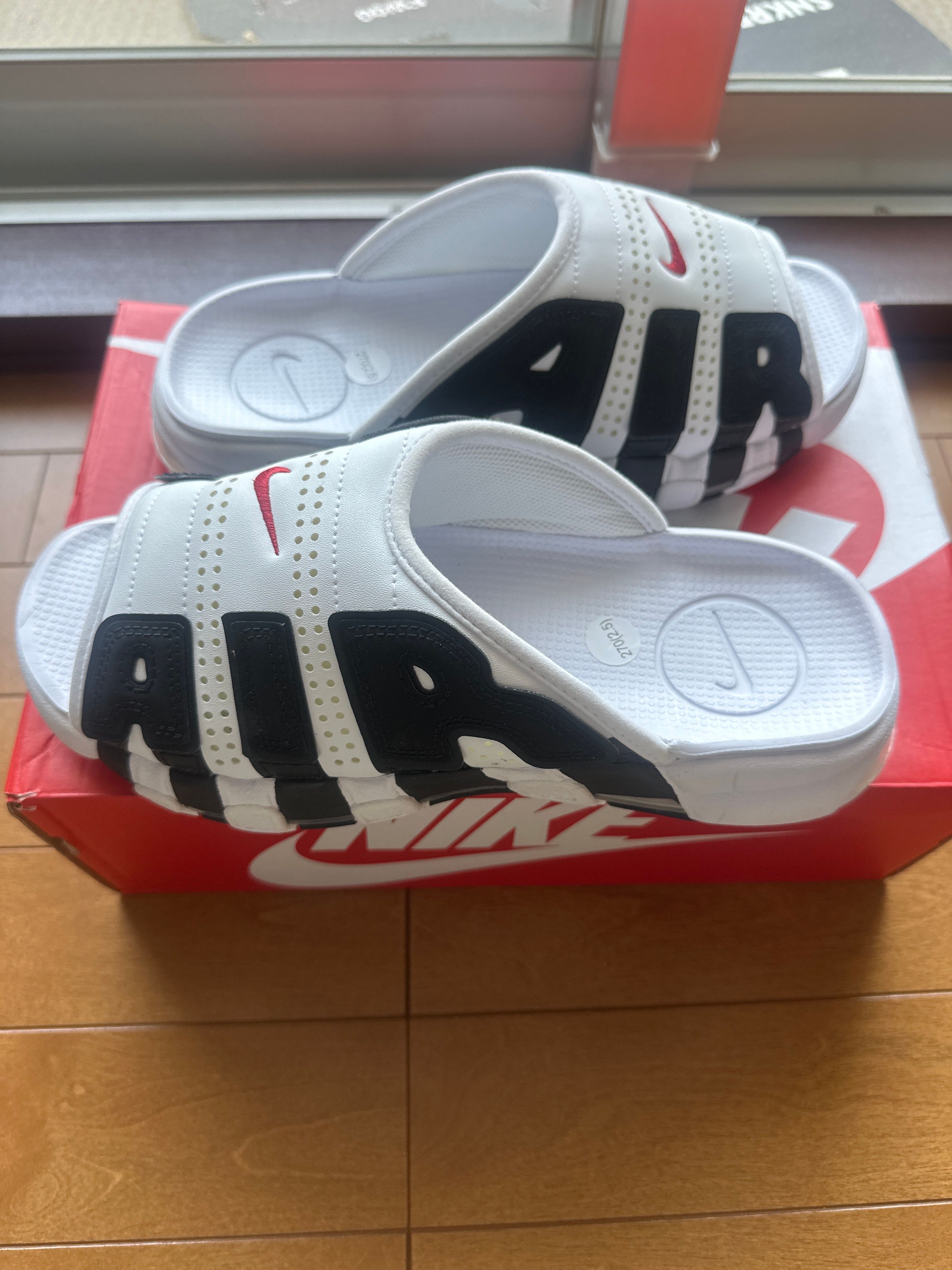 Nike Air More Uptempo Slide "White and Black"