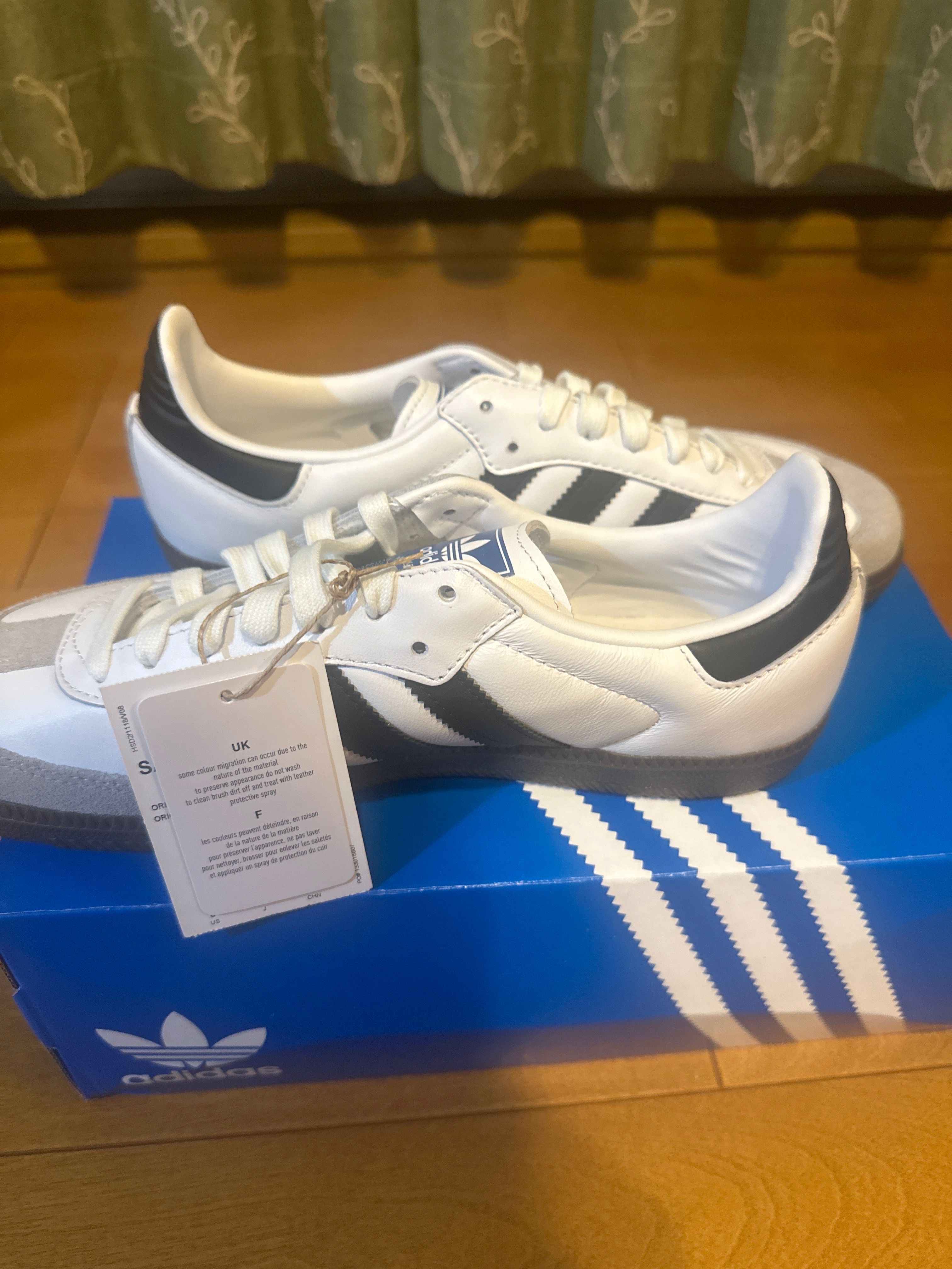 adidas Samba OG "Cloud White/Core Black/Clear Granite"