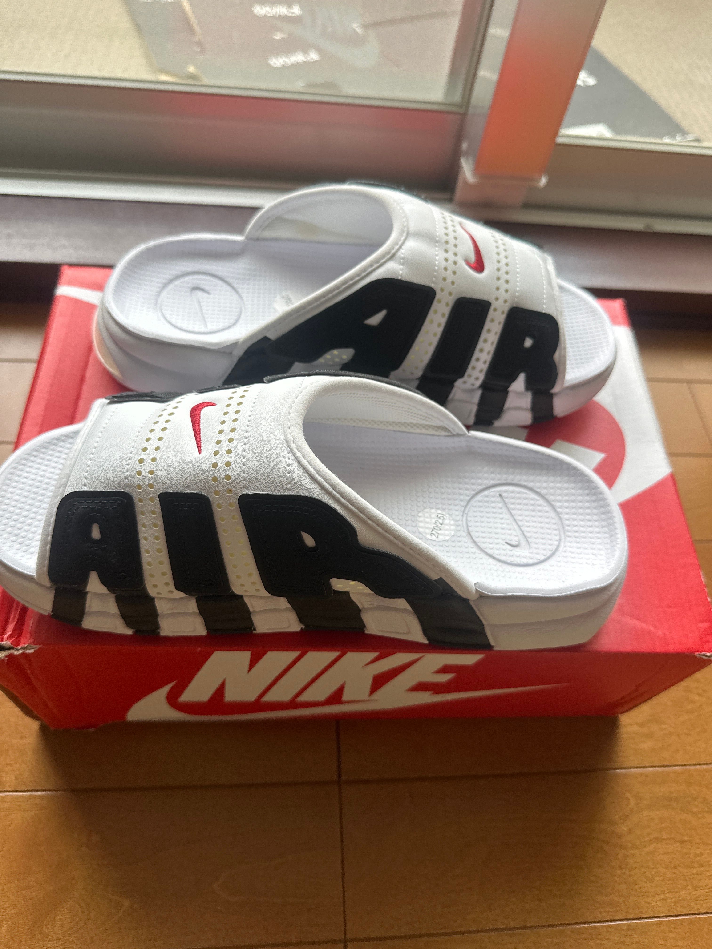 Nike Air More Uptempo Slide "White and Black"