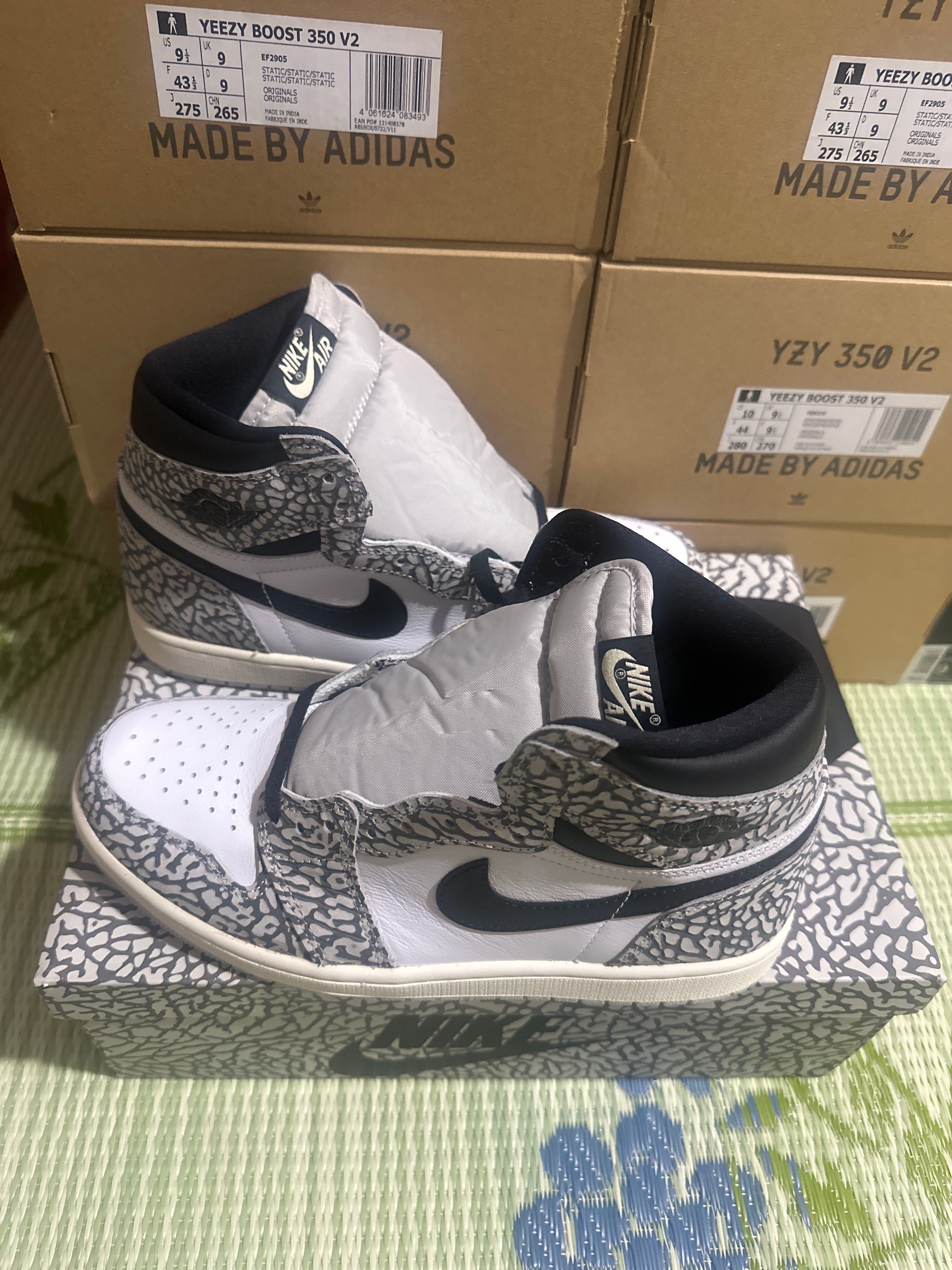 Nike Air Jordan 1 High OG "White Cement/Safari"